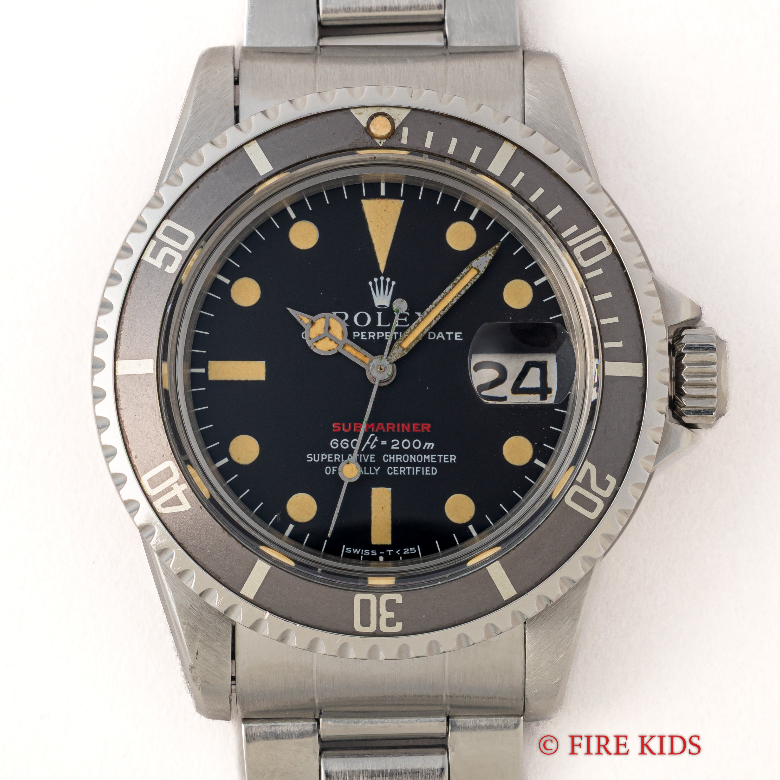 ロレックス サブマリーナ 赤サブ 1973年製 Ref.1680 マーク4ダイヤル