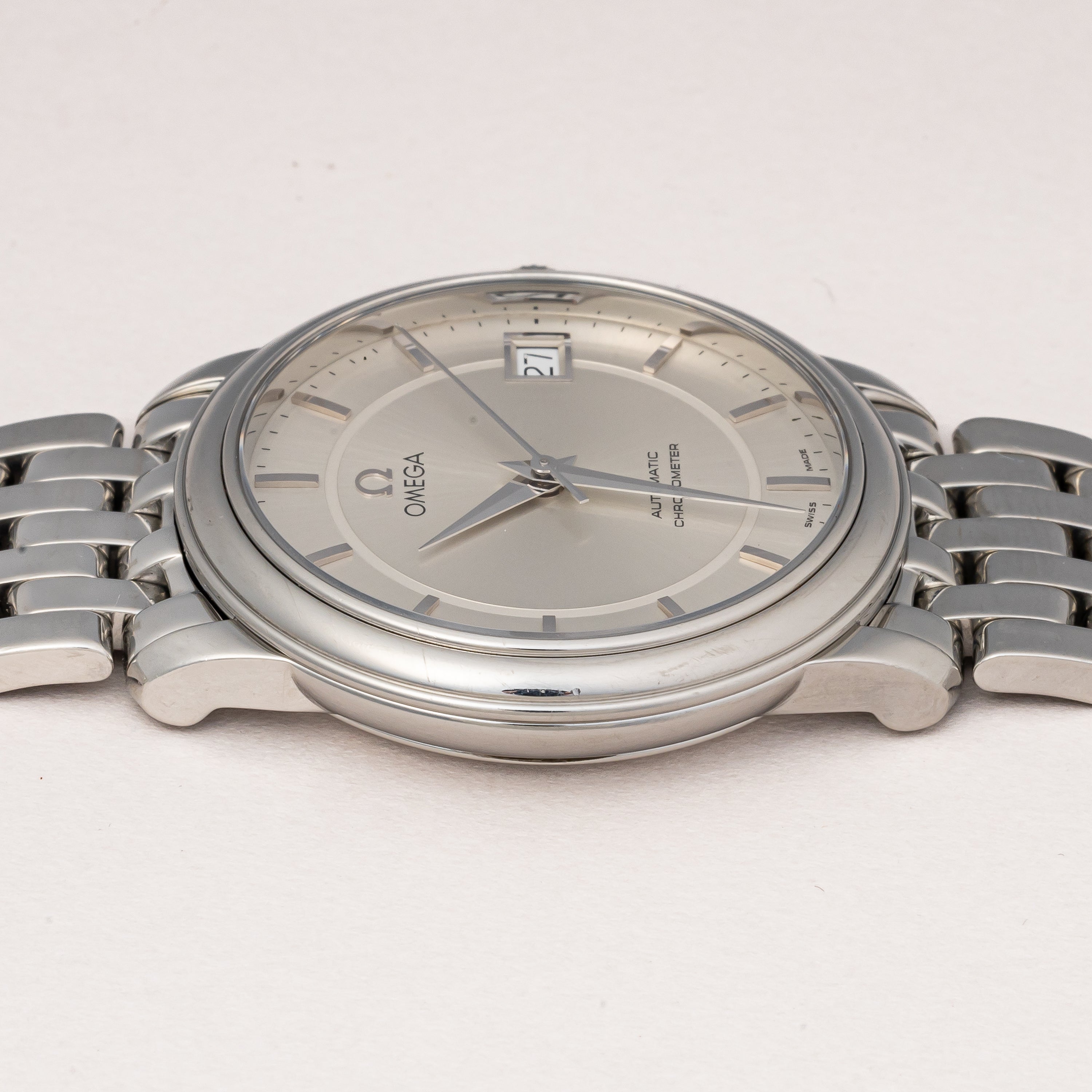 オメガ デ・ヴィル プレステージ 1991年製 Ref.4500.31.00 箱、ギャラ付き