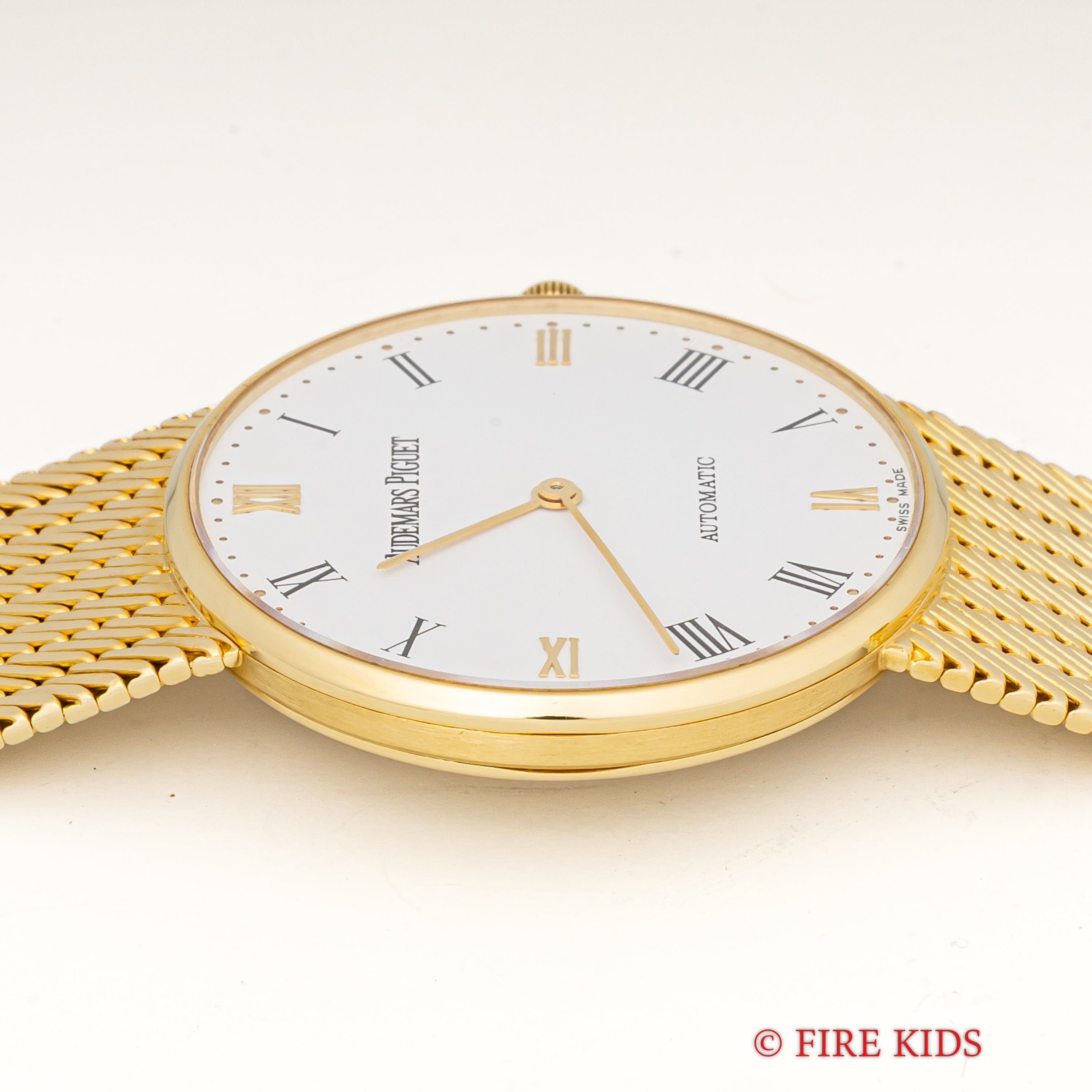 オーデマピゲ ラウンド 18金無垢ケース、18金無垢ブレスレット Ref.14537BA.0.0988BA ギャランティー付