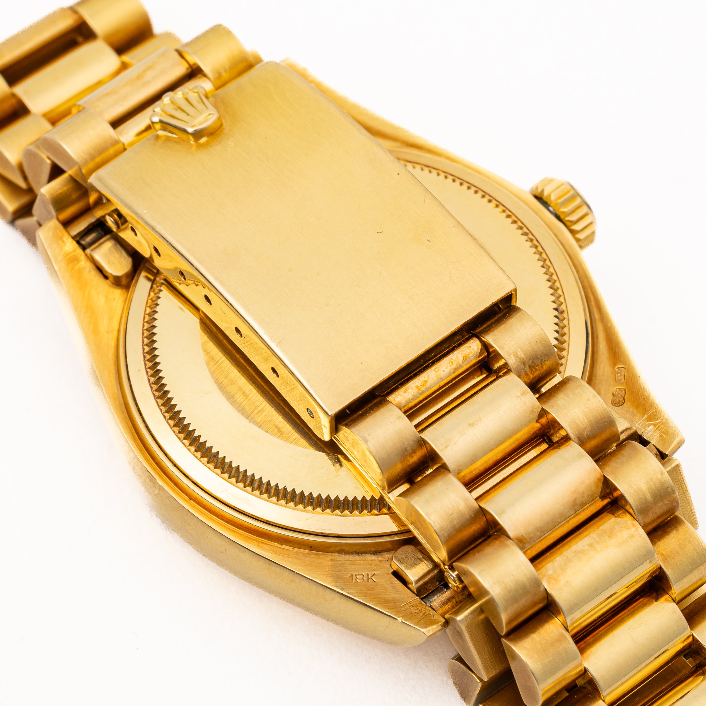 ロレックス デイデイト ウッドダイヤル 1980年製(昭和55年製) Ref.18038 純正18KYGスイスブレス