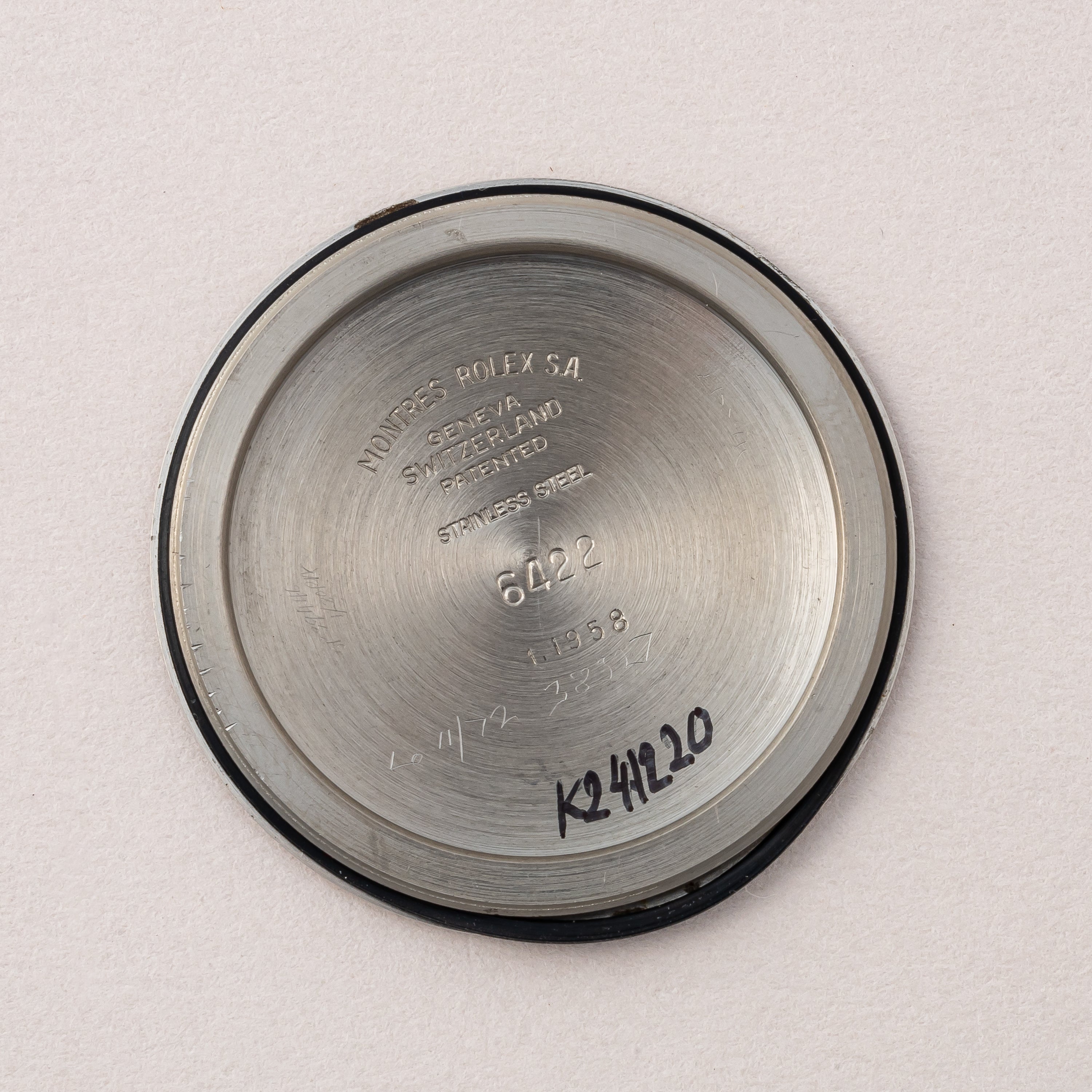 ロレックス オイスター 1958年製 Ref.6422 ブラックダイヤル