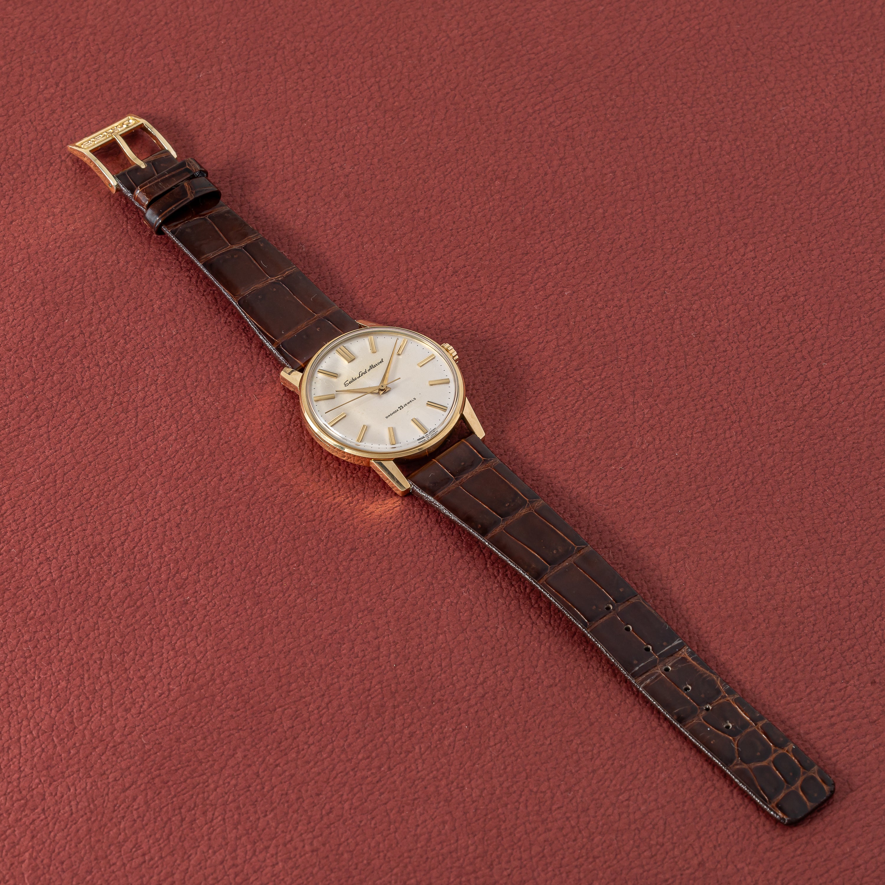 セイコー ロードマーベル 1965年製 Ref.5740‐1990 AGF 手巻き 純正尾錠付き