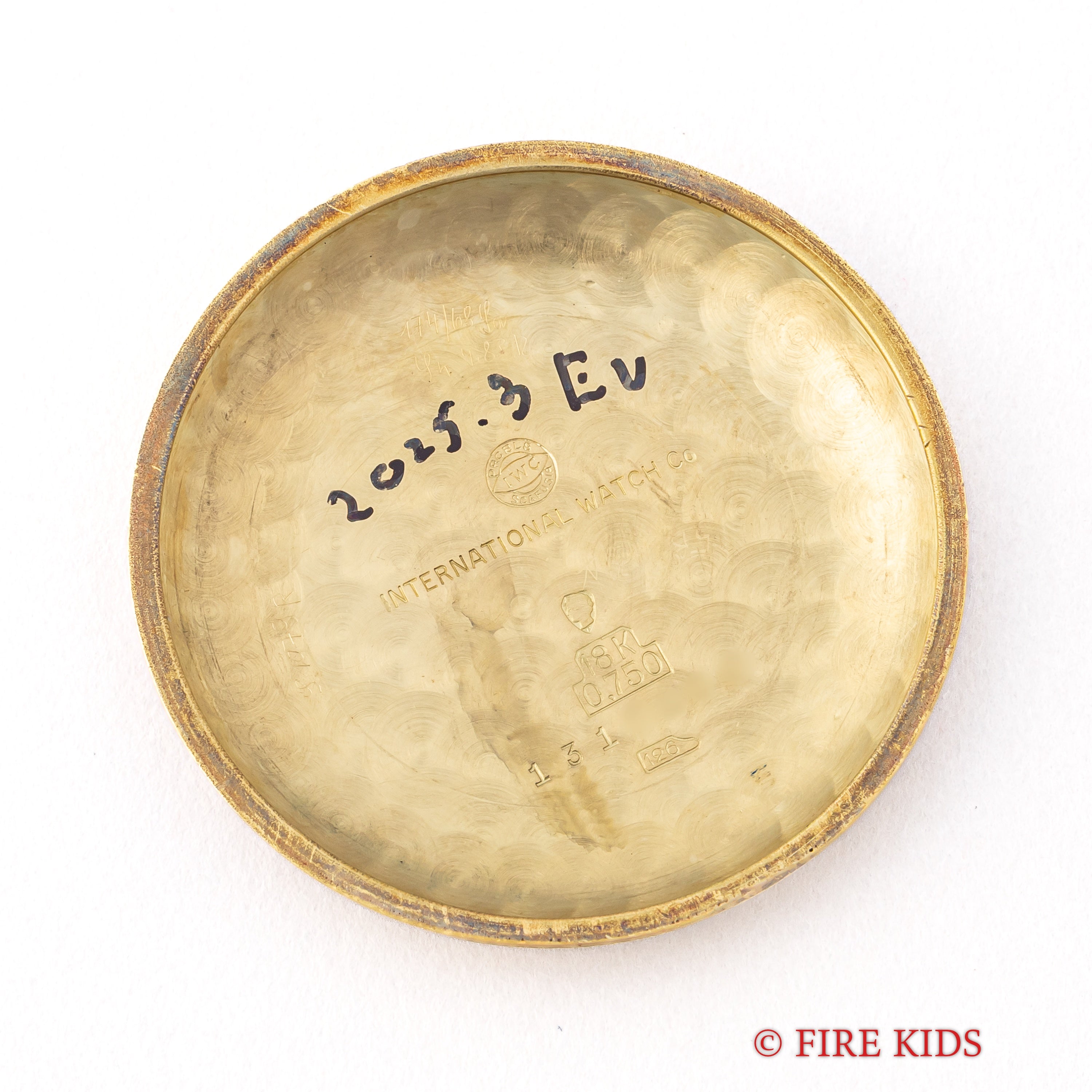 IWC 18金無垢ラウンドケース 1954年製 ブラックミラーダイヤル ペラトン式自動巻Cal.852