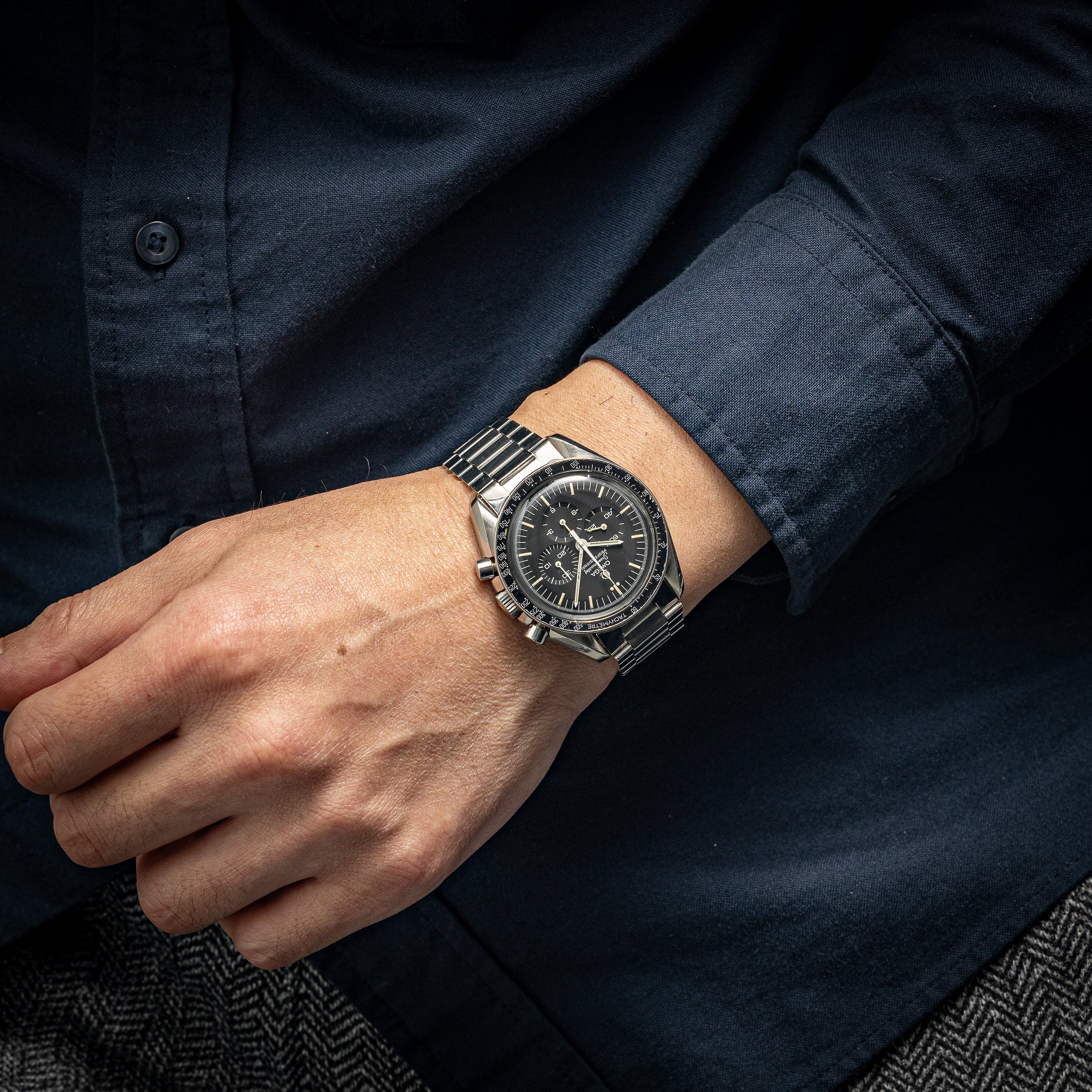 オメガ スピードマスタープロフェッショナル 1969年製 Ref.145.022-69ST 5th 初期 キャタピラブレス付き