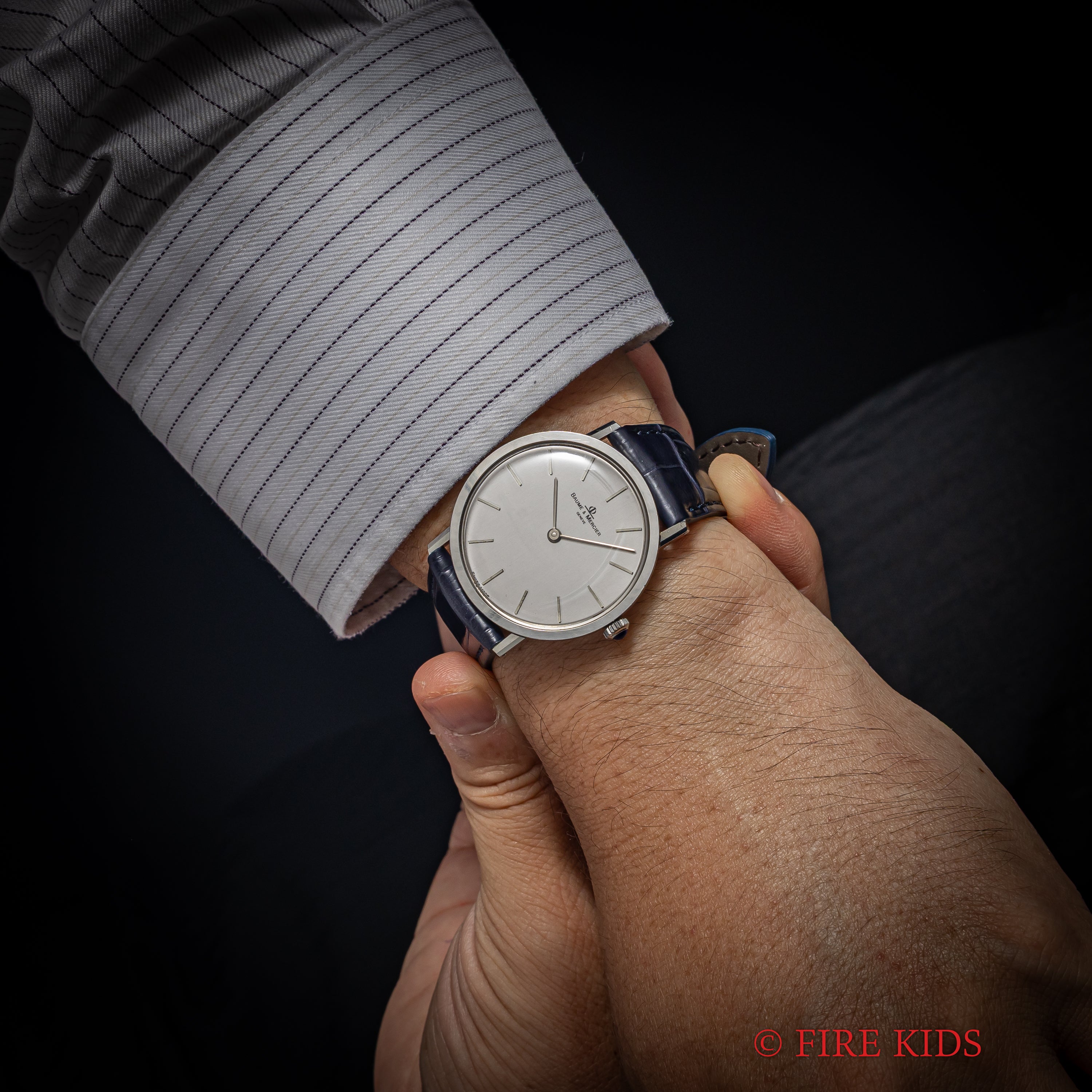 ボーム&メルシエ シルバーダイヤル 1970年代製 手巻き Cal.BM17001