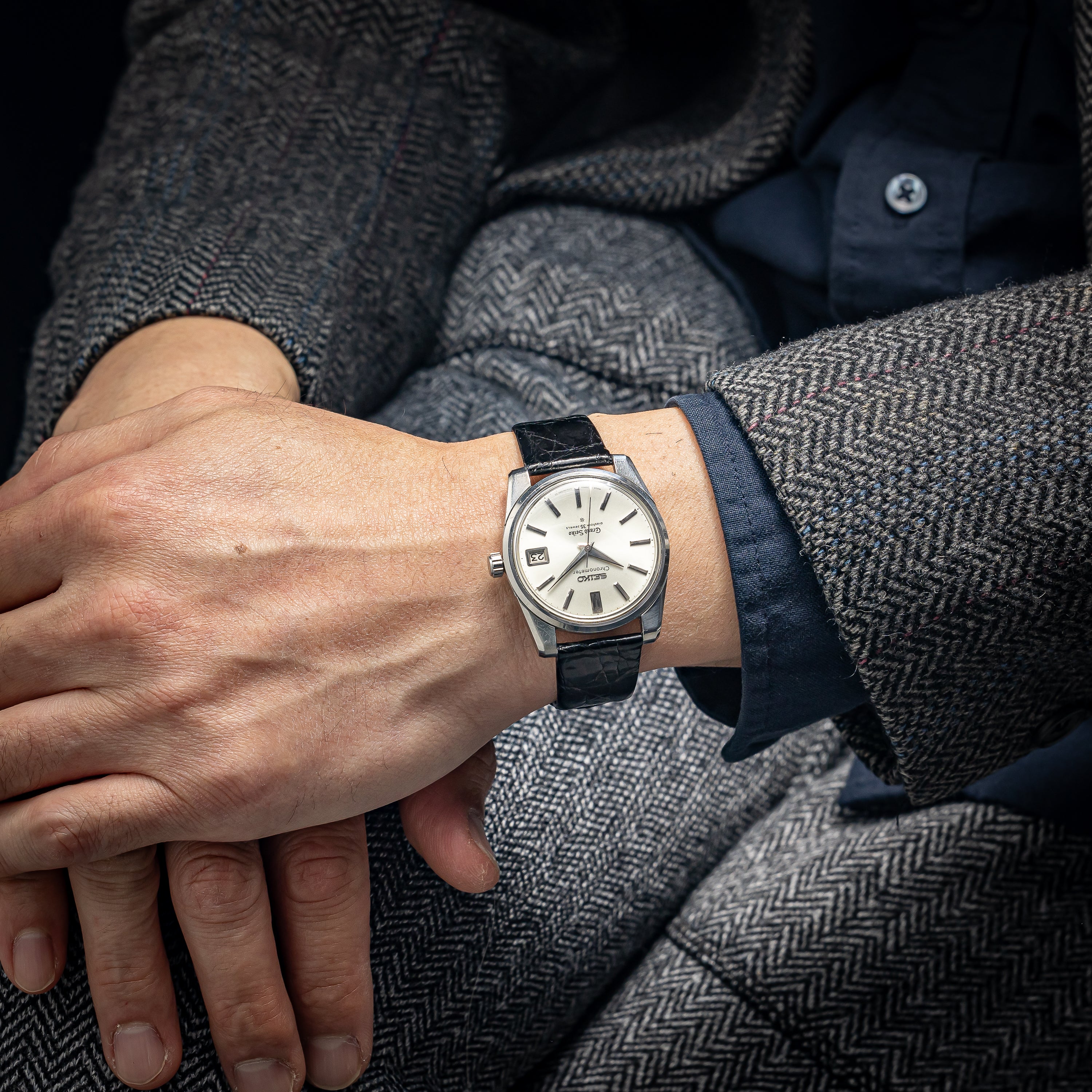 グランドセイコー セルフデーター 1963年製 Ref.43999 GS2nd最初期型 獅子メダル SDダイヤル