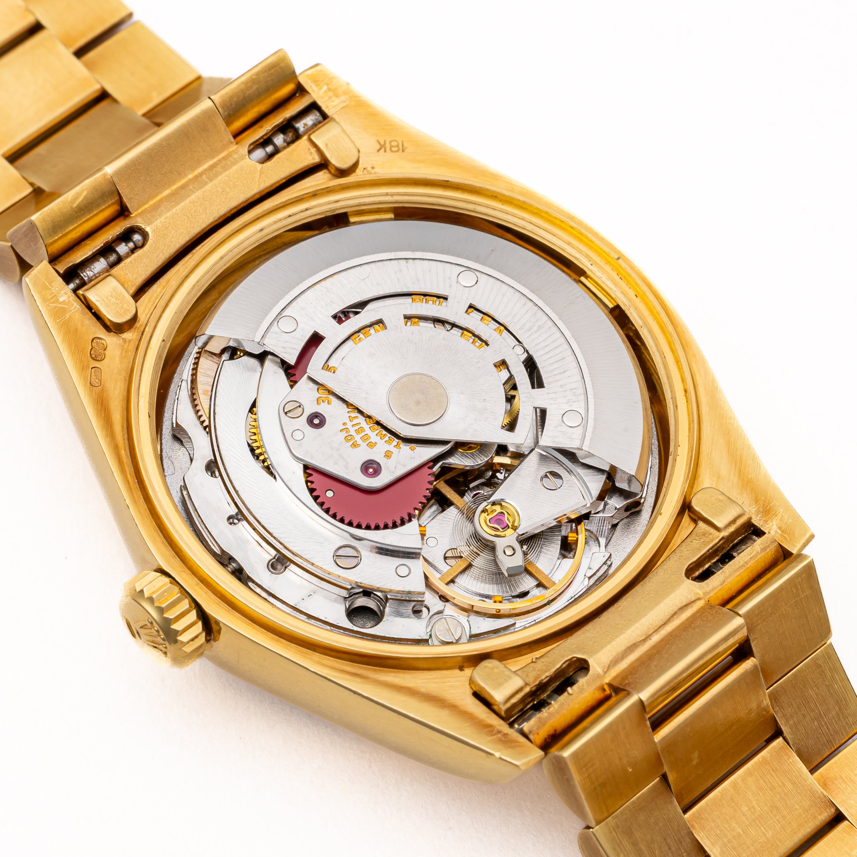 ロレックス デイデイト ウッドダイヤル 1980年製(昭和55年製) Ref.18038 純正18KYGスイスブレス