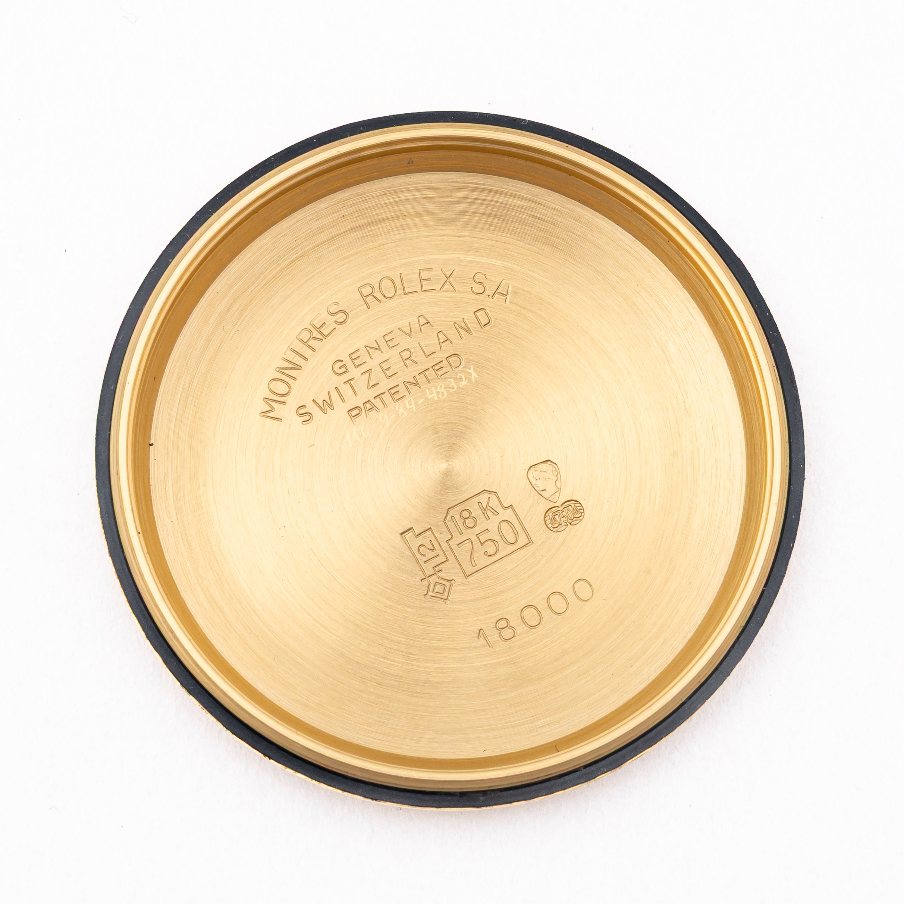 ロレックス デイデイト ウッドダイヤル 1980年製(昭和55年製) Ref.18038 純正18KYGスイスブレス