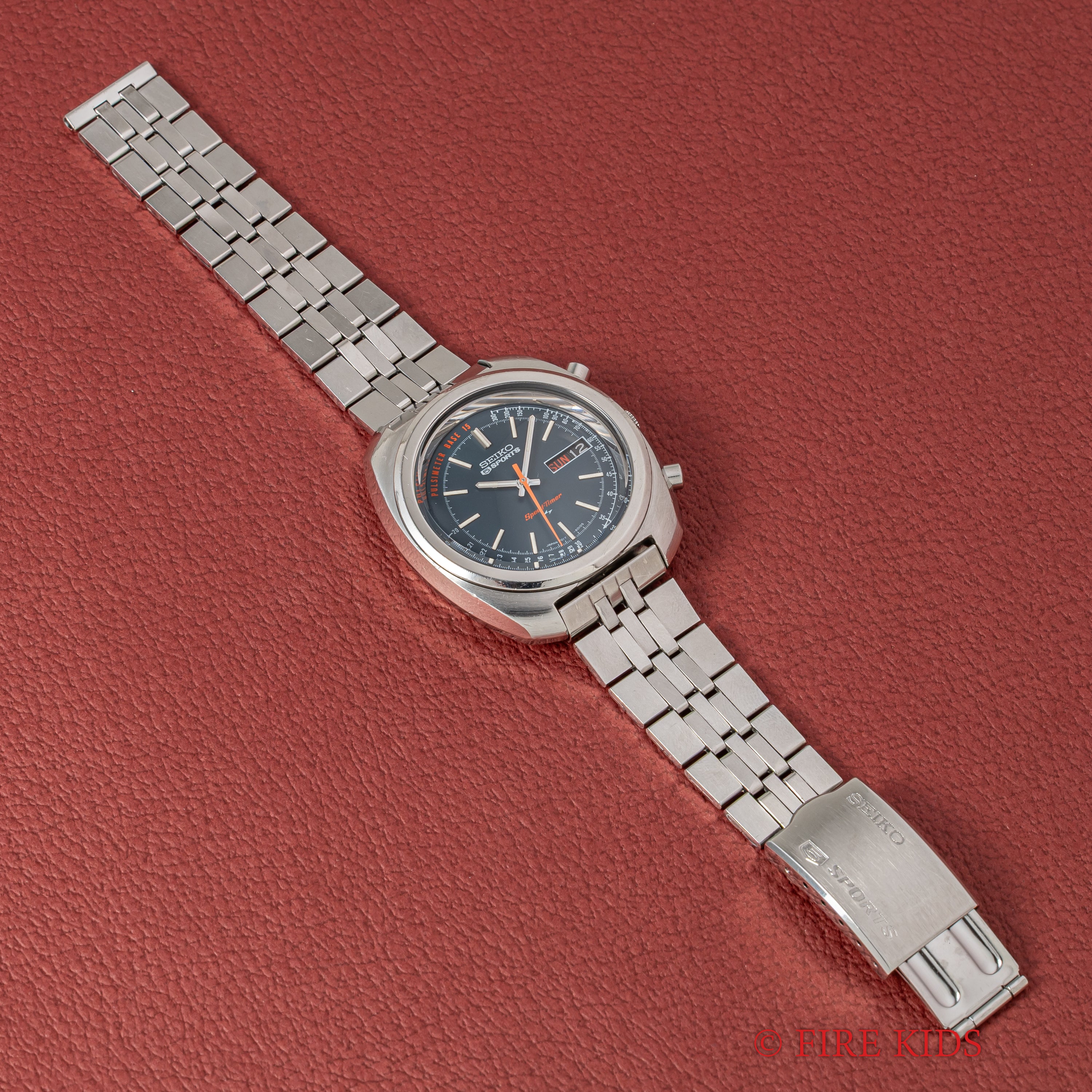 セイコー 5スポーツ スピードタイマー 1970年製 Ref.7017-8000 パルスメーター