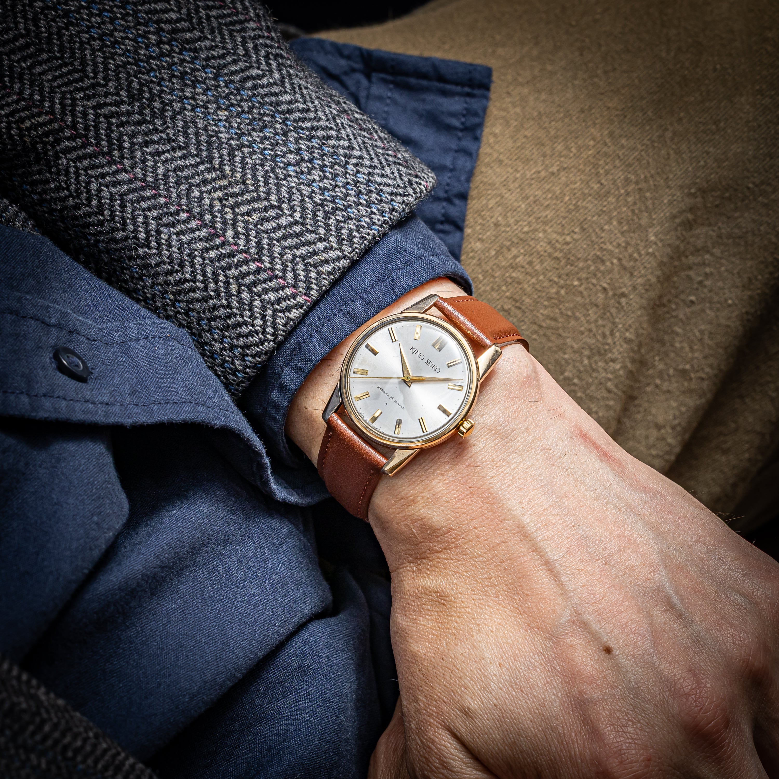 キングセイコー ファーストモデル 1962年製 Ref.15034 KS 盾メダリオン