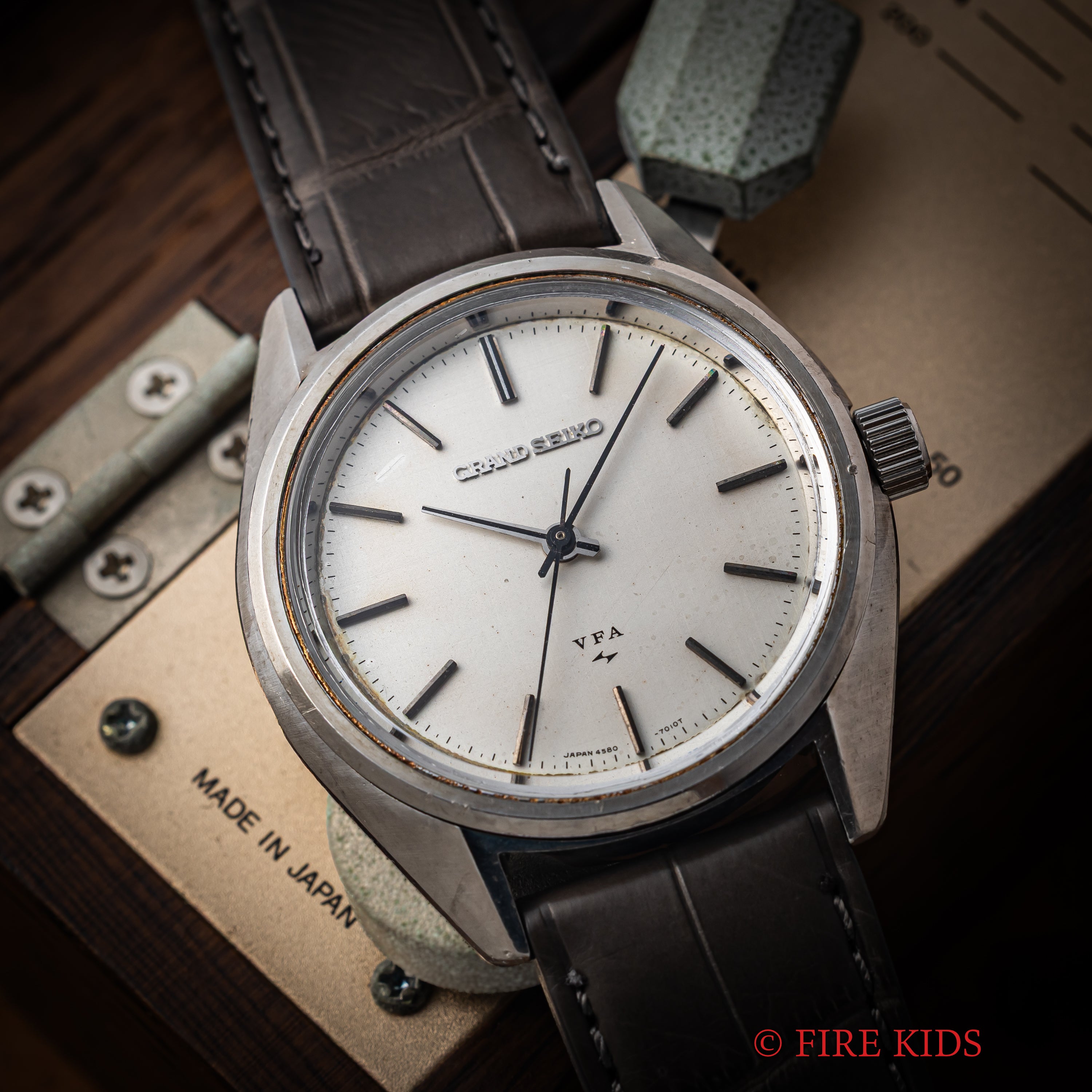 グランドセイコー 45VFA 1970年製 Ref.4580-7010 45GS V.F.A 純正尾錠付き