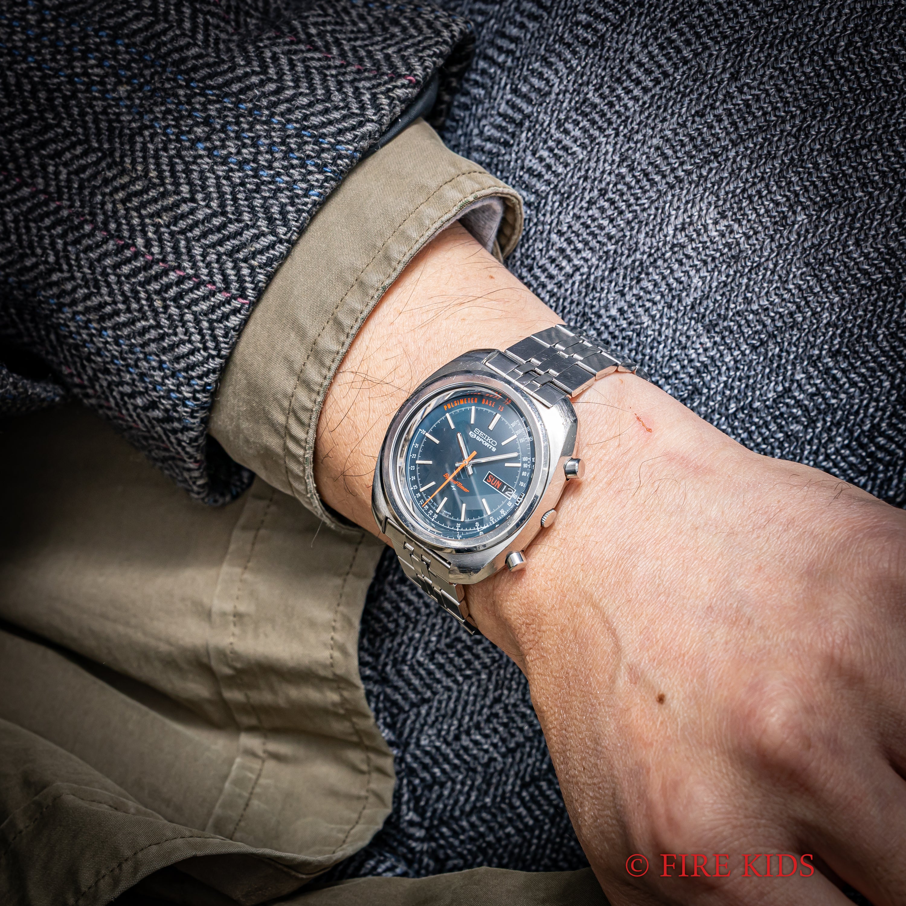 セイコー 5スポーツ スピードタイマー 1970年製 Ref.7017-8000 パルスメーター