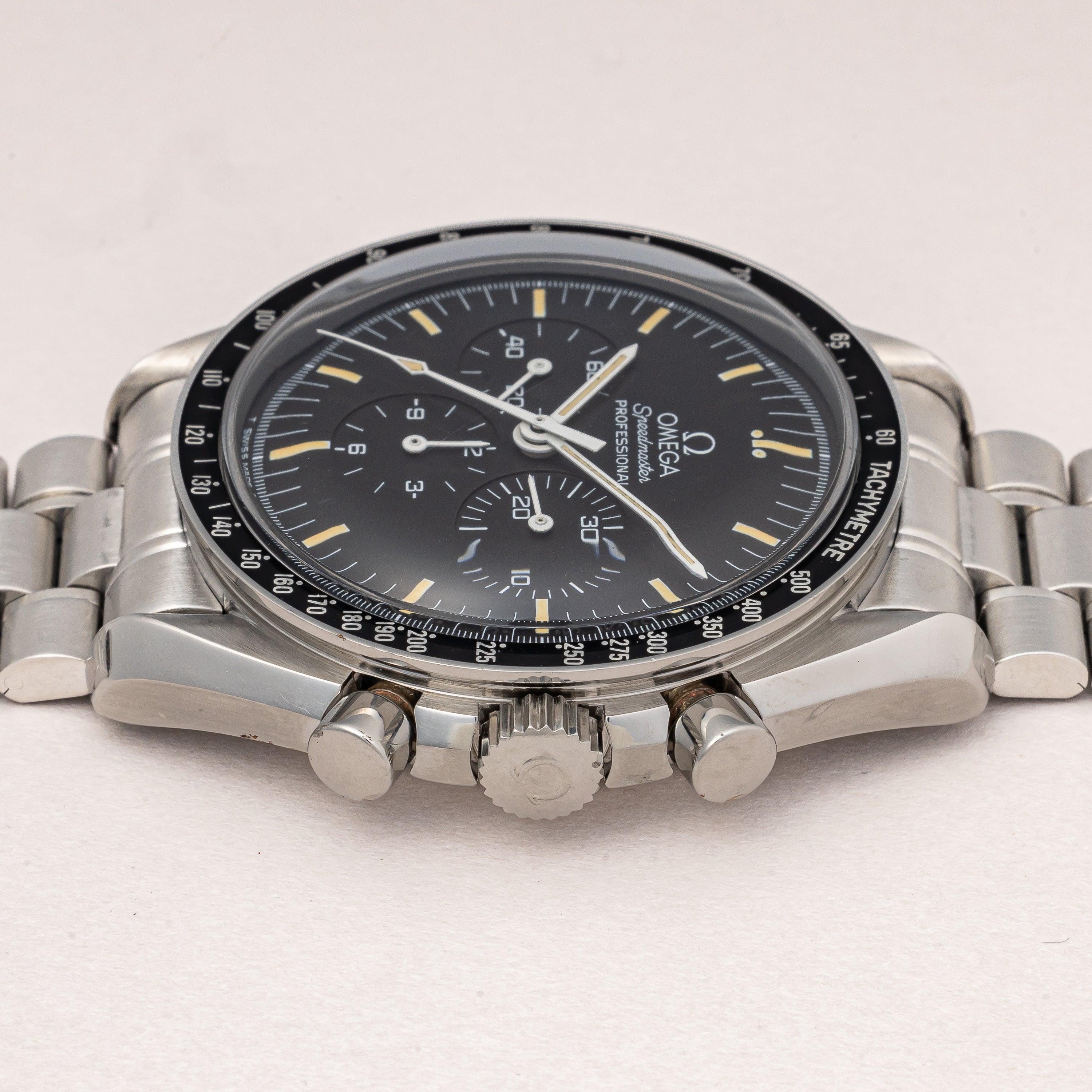 オメガ スピードマスタープロフェッショナル 1993年製 Ref.3590.50 箱、ギャラ、コマ付き