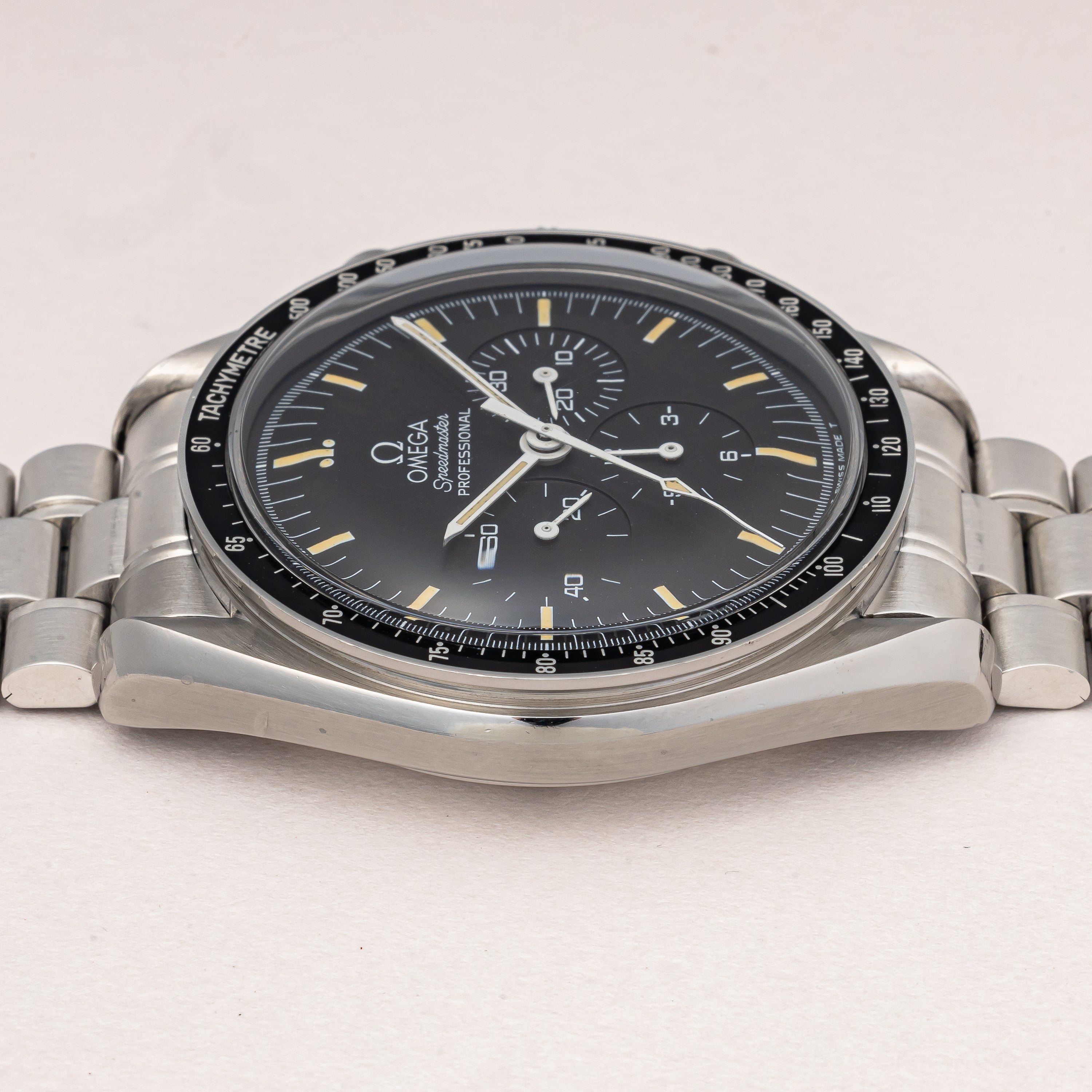 オメガ スピードマスタープロフェッショナル 1993年製 Ref.3590.50 箱、ギャラ、コマ付き