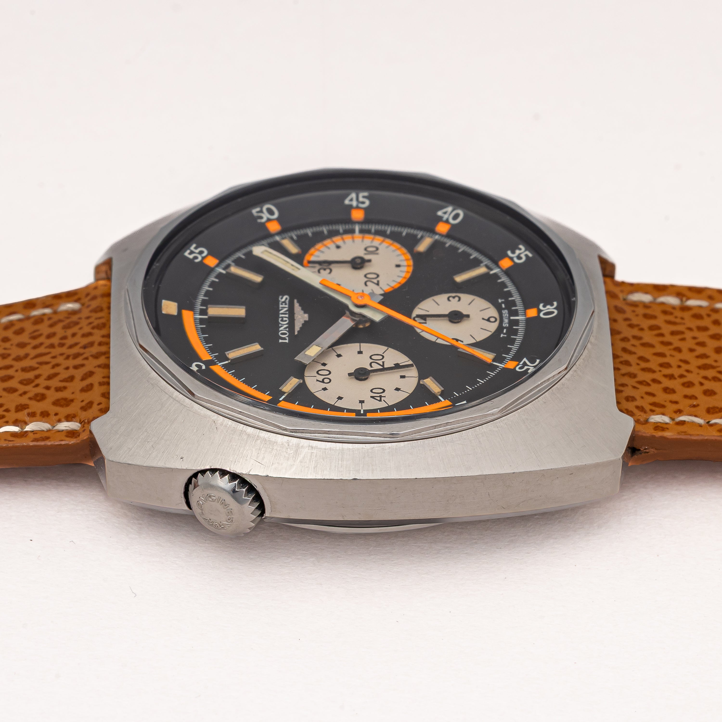 ロンジン ダイバークロノグラフ レガッタ 1969年製 手巻きCal.332(バルジュー72) 回転ベゼル