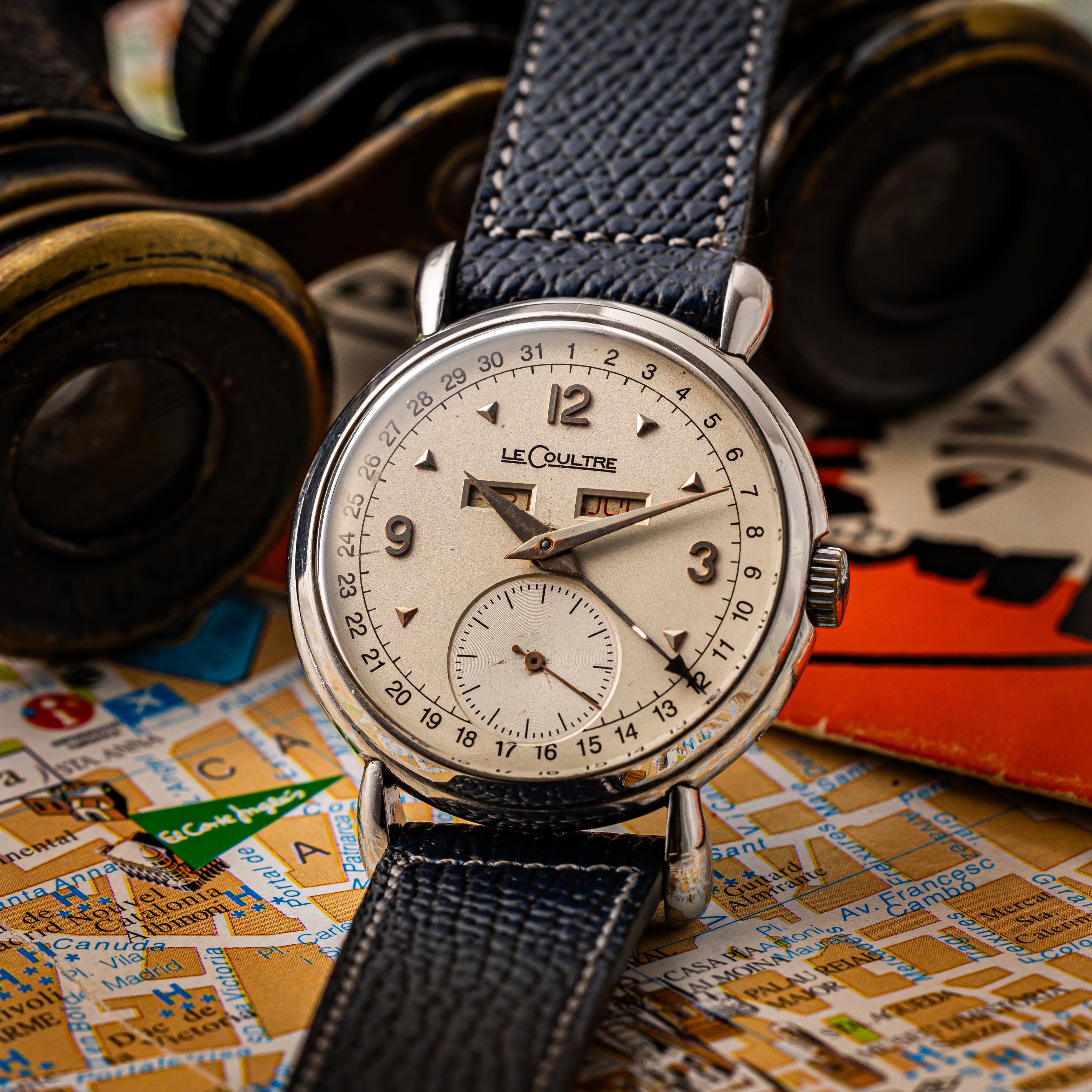 ルクルト トリプルカレンダー Cal.P484/1A 1950年代製 手巻き式