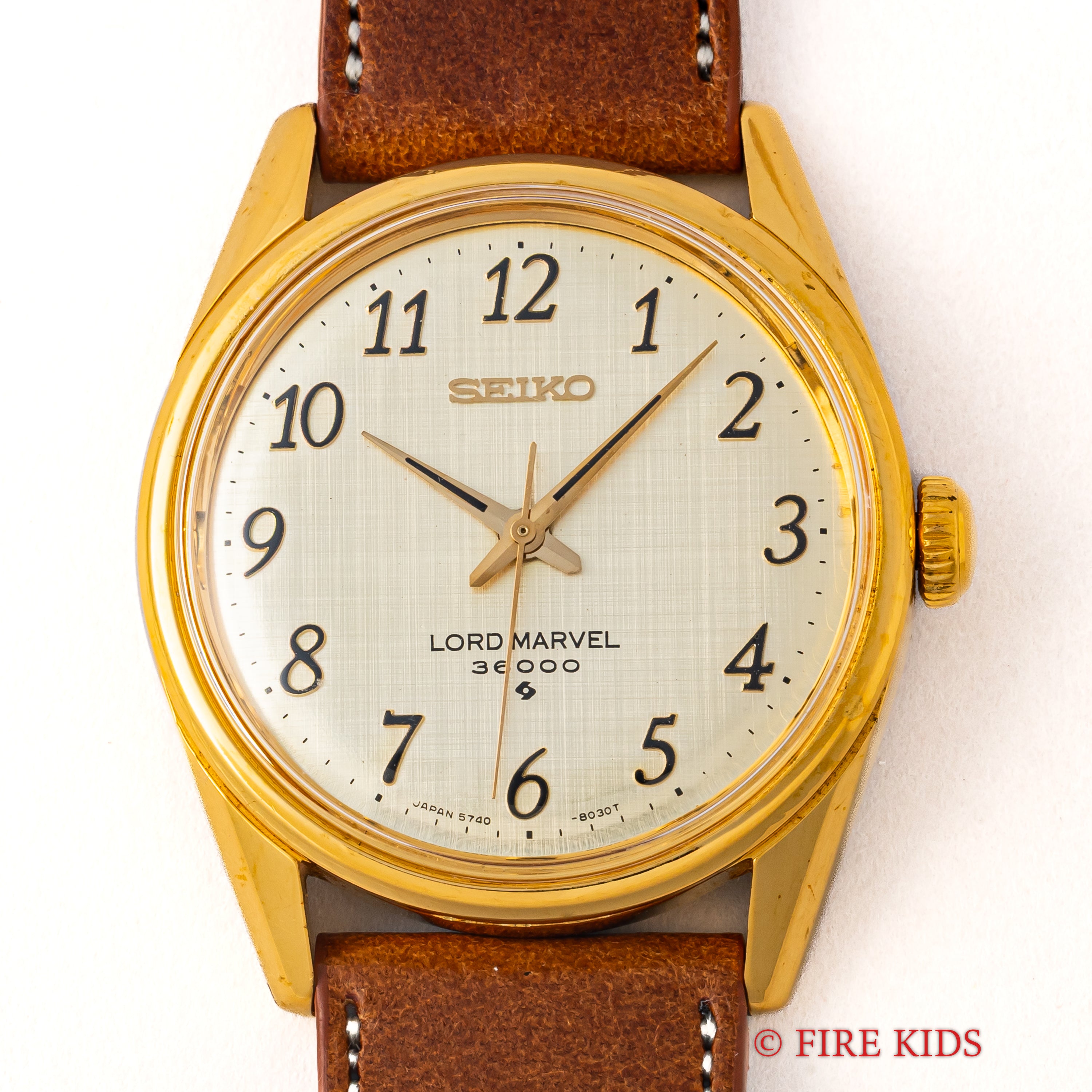 セイコー ロードマーベル 36000 全アラビアダイヤル 1975年製 10振動 手巻き Ref.5740-8000 SGPケース