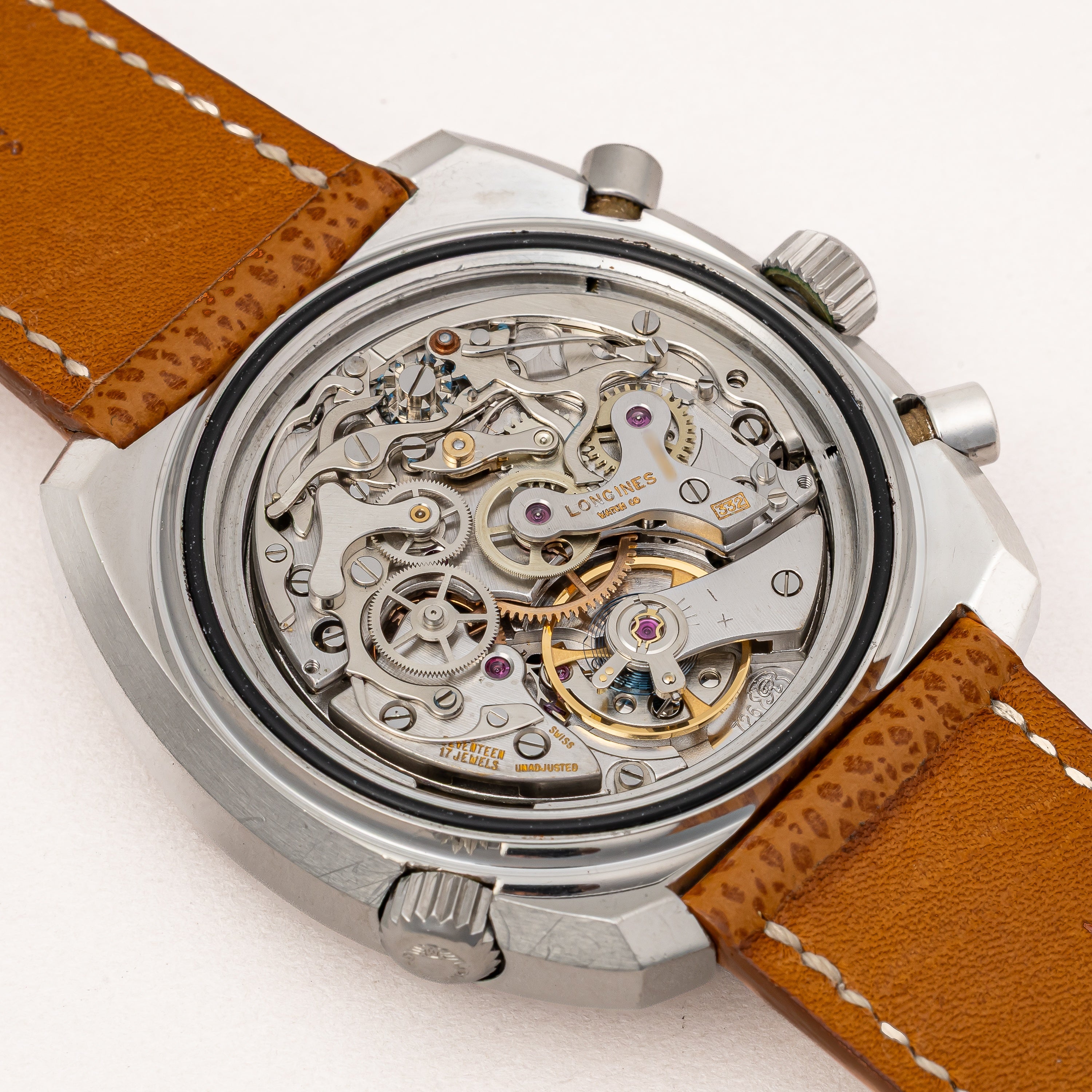 ロンジン ダイバークロノグラフ レガッタ 1969年製 手巻きCal.332(バルジュー72) 回転ベゼル