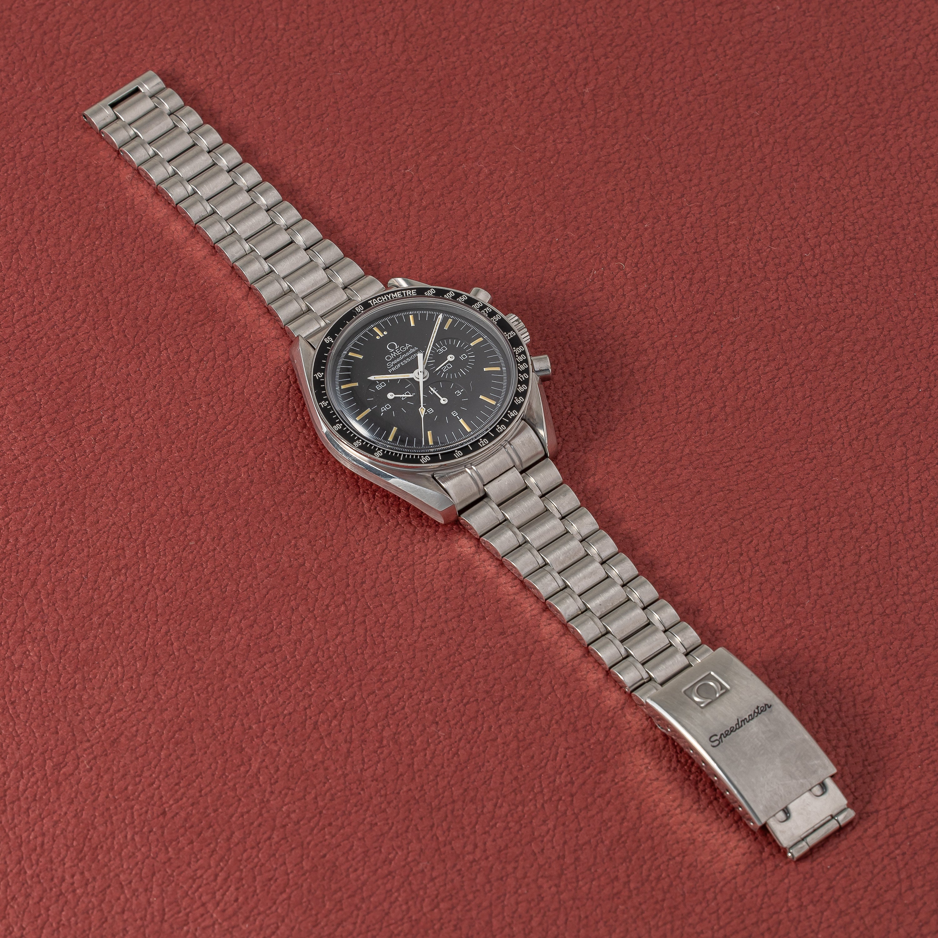 オメガ スピードマスタープロフェッショナル 1993年製 Ref.3590.50 箱、ギャラ、コマ付き