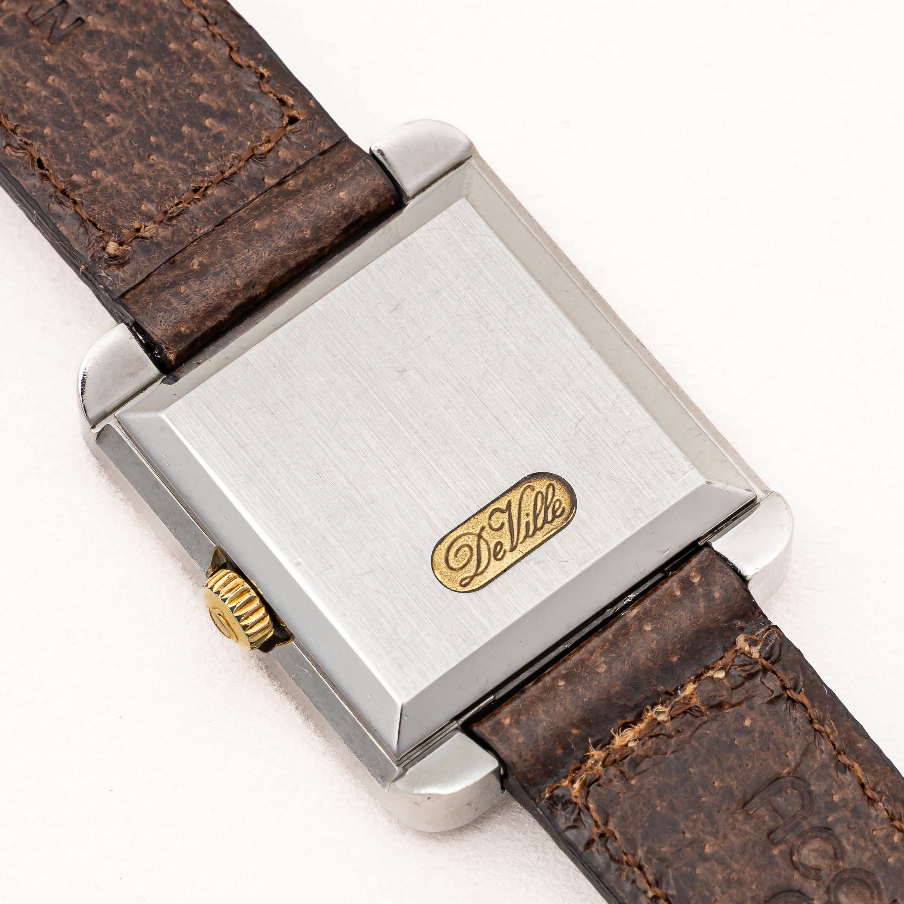 オメガ デ・ヴィル レディース レクタンギュラー コンビ 1978年製 ボルドーダイヤル