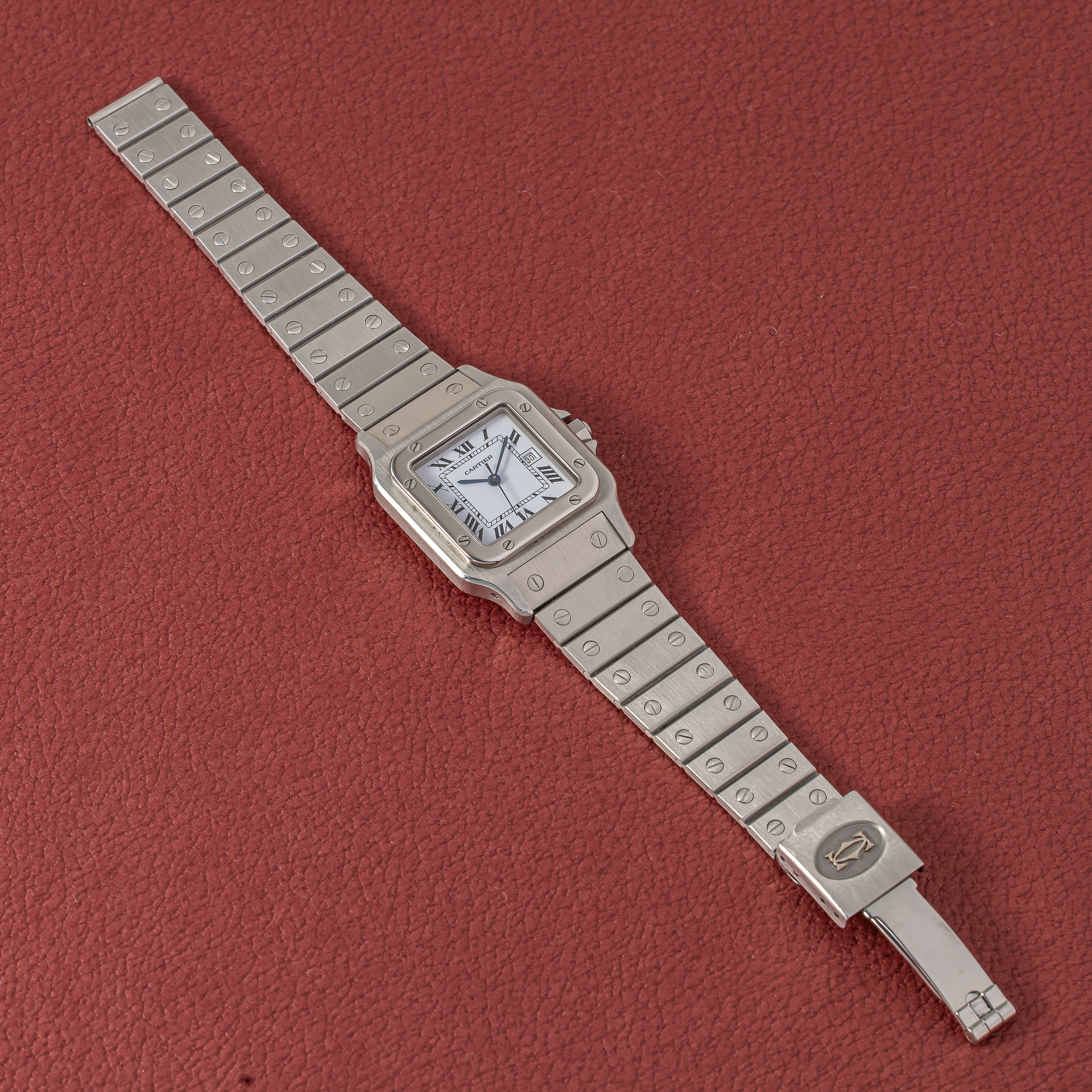 カルティエ サントス LMサイズ 1980年代製 Ref.2960 ステンレスケース 自動巻き