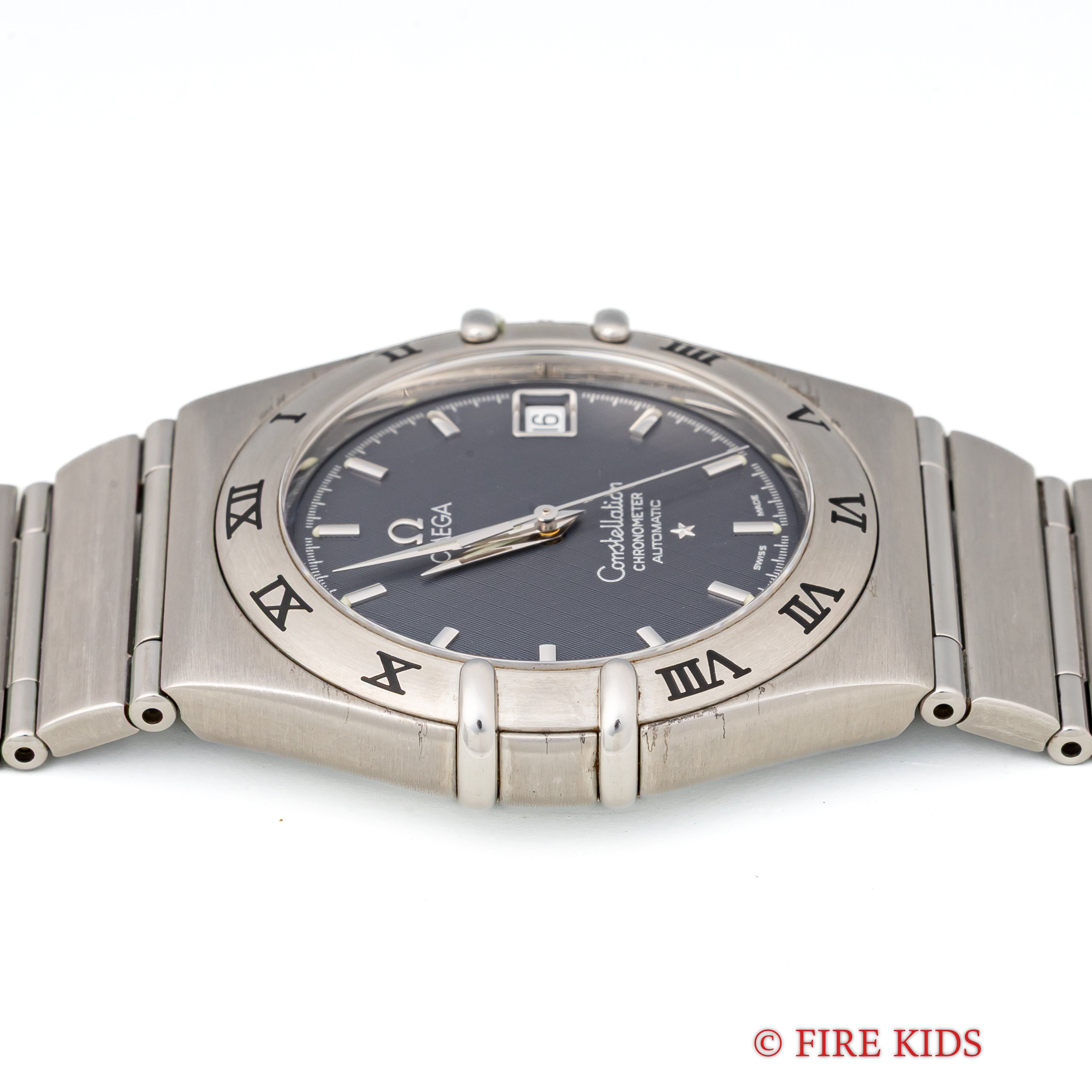 オメガ コンステレーション Ref.368.1201 1999年製 ブルーダイヤル 自動巻クロノメーター マンハッタン インテグレートブレス