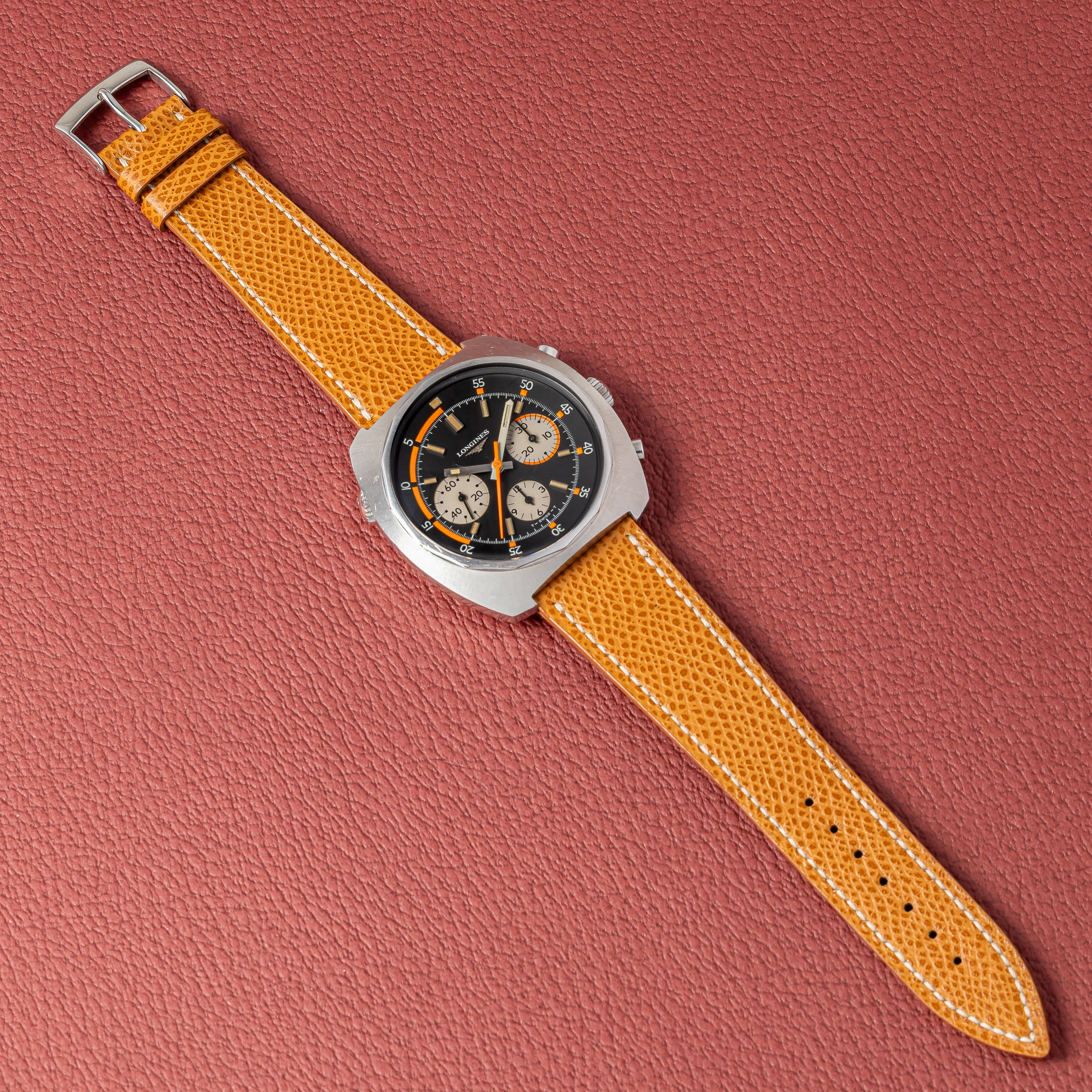 ロンジン ダイバークロノグラフ レガッタ 1969年製 手巻きCal.332(バルジュー72) 回転ベゼル