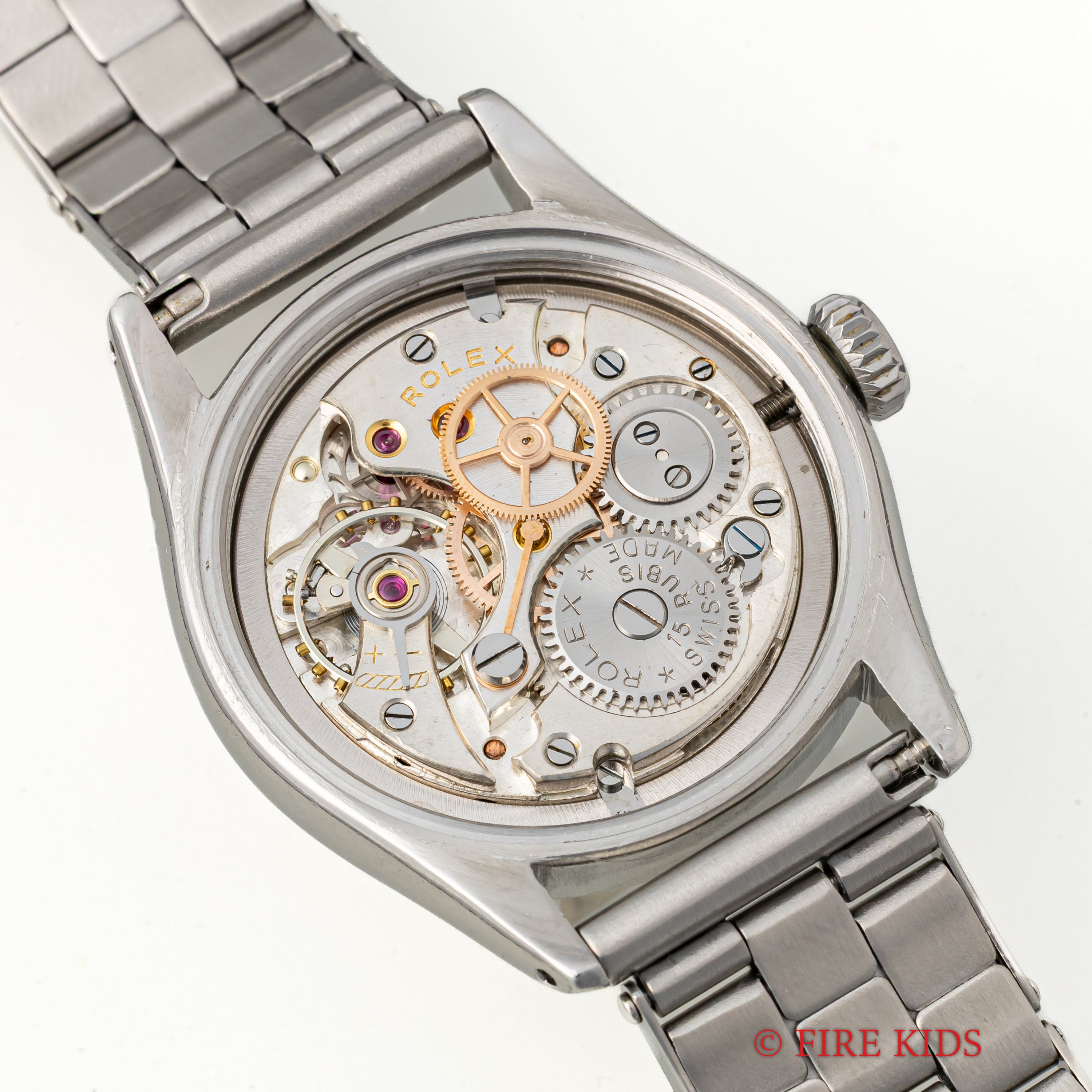 ロレックス オイスター ローヤル 1951年製 Ref.6144 手巻 スーパーオイスターリューズ PEブレス