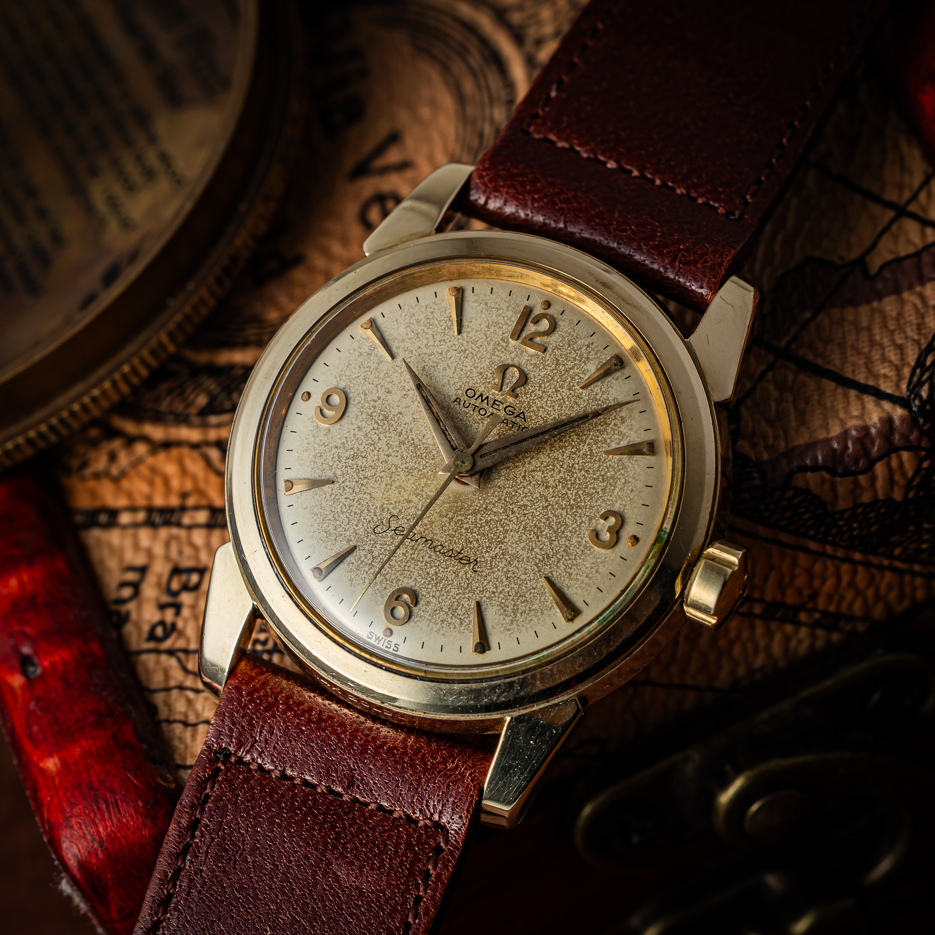 オメガ シーマスター 1956年~1957年製 14金無垢イエローゴールド Cal.470