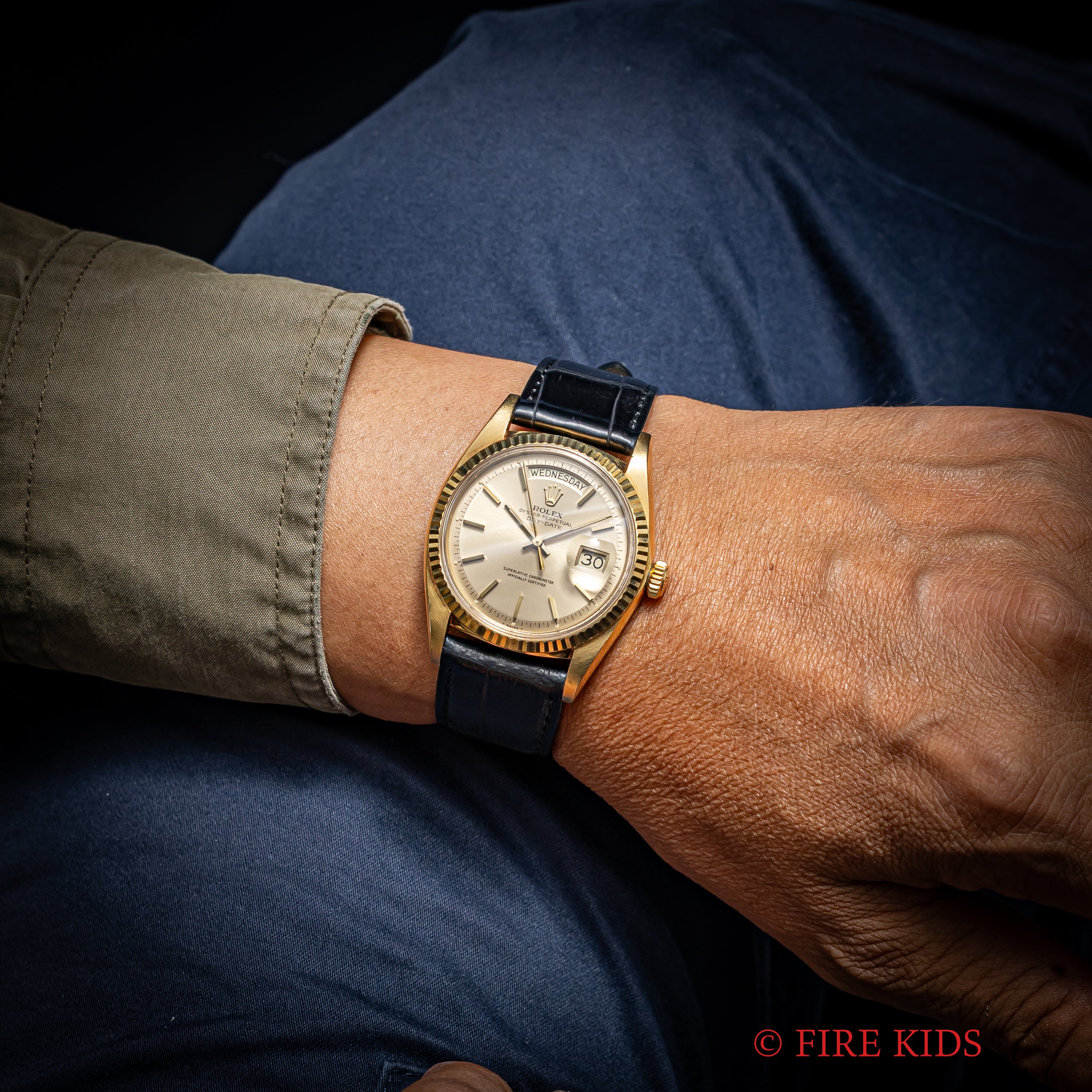 ロレックス 1972年製 デイデイト Ref.1803 18金無垢イエローゴールド OH半額ギャラ 箱付き