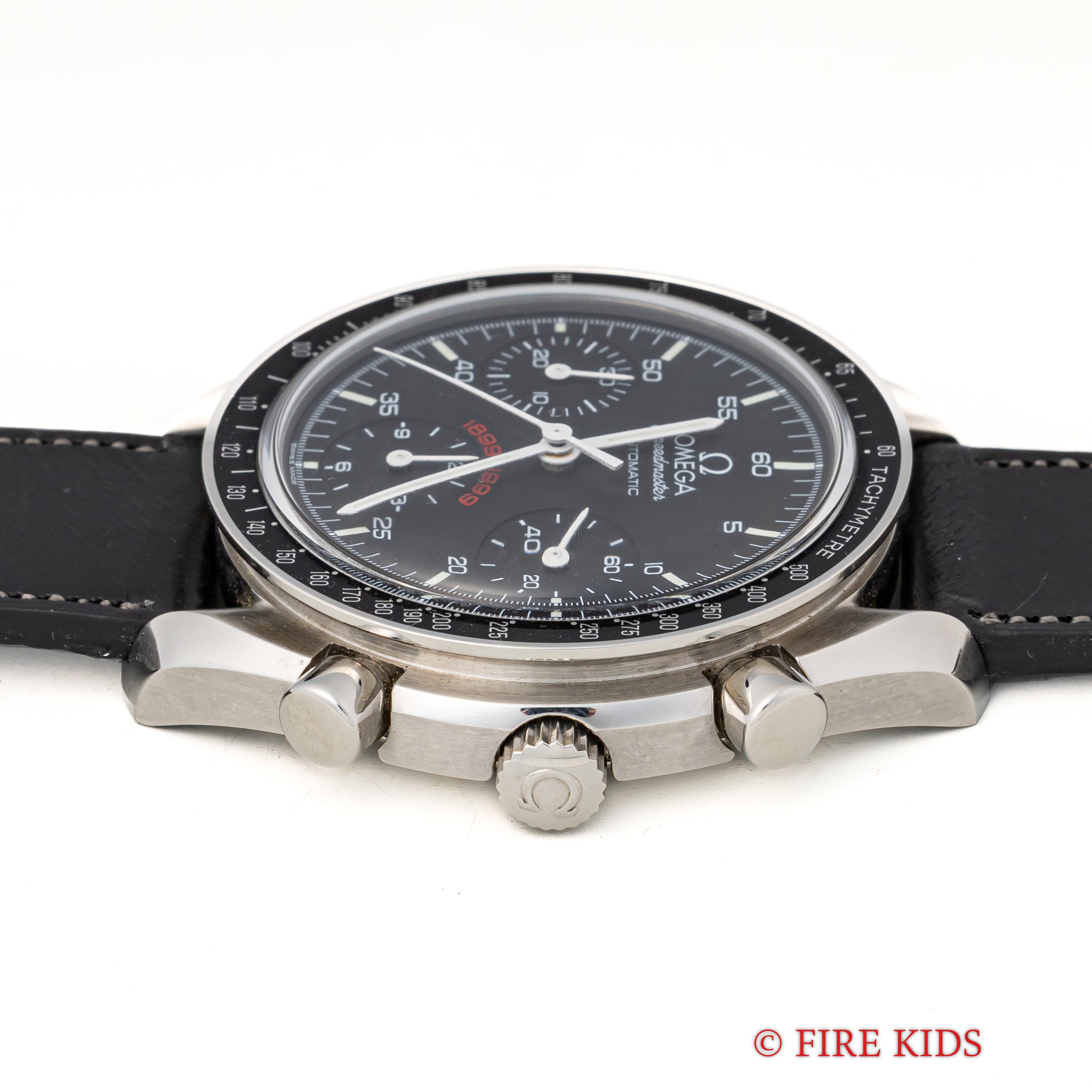 オメガ スピードマスター オートマチック ACミラン100周年モデル 1999年製 Ref.3510.51 Cal.1122 純正革ベルト、純正尾錠付き