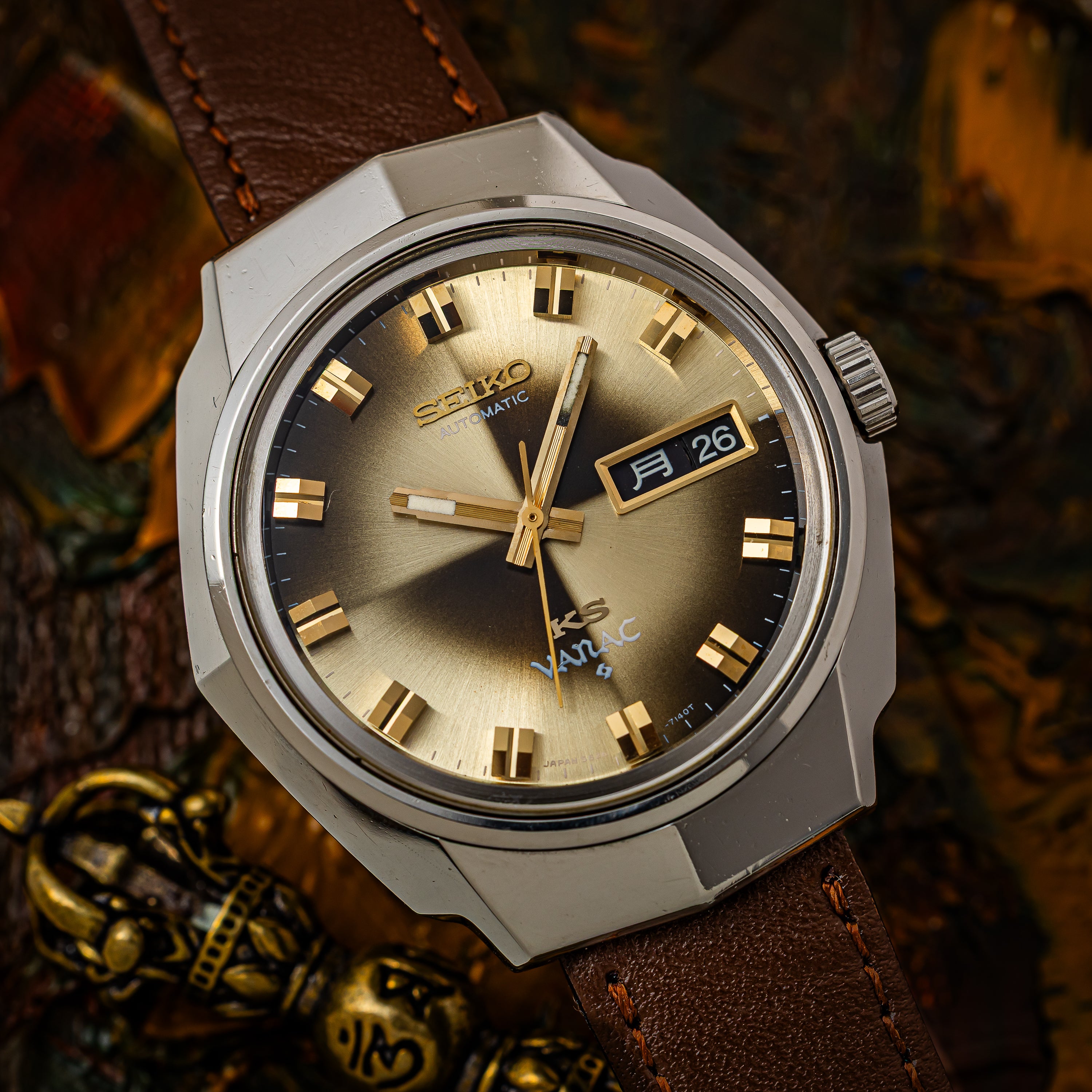 キングセイコー バナック 1972年製 56KS Ref.5626-7140 シャンパンダイヤル