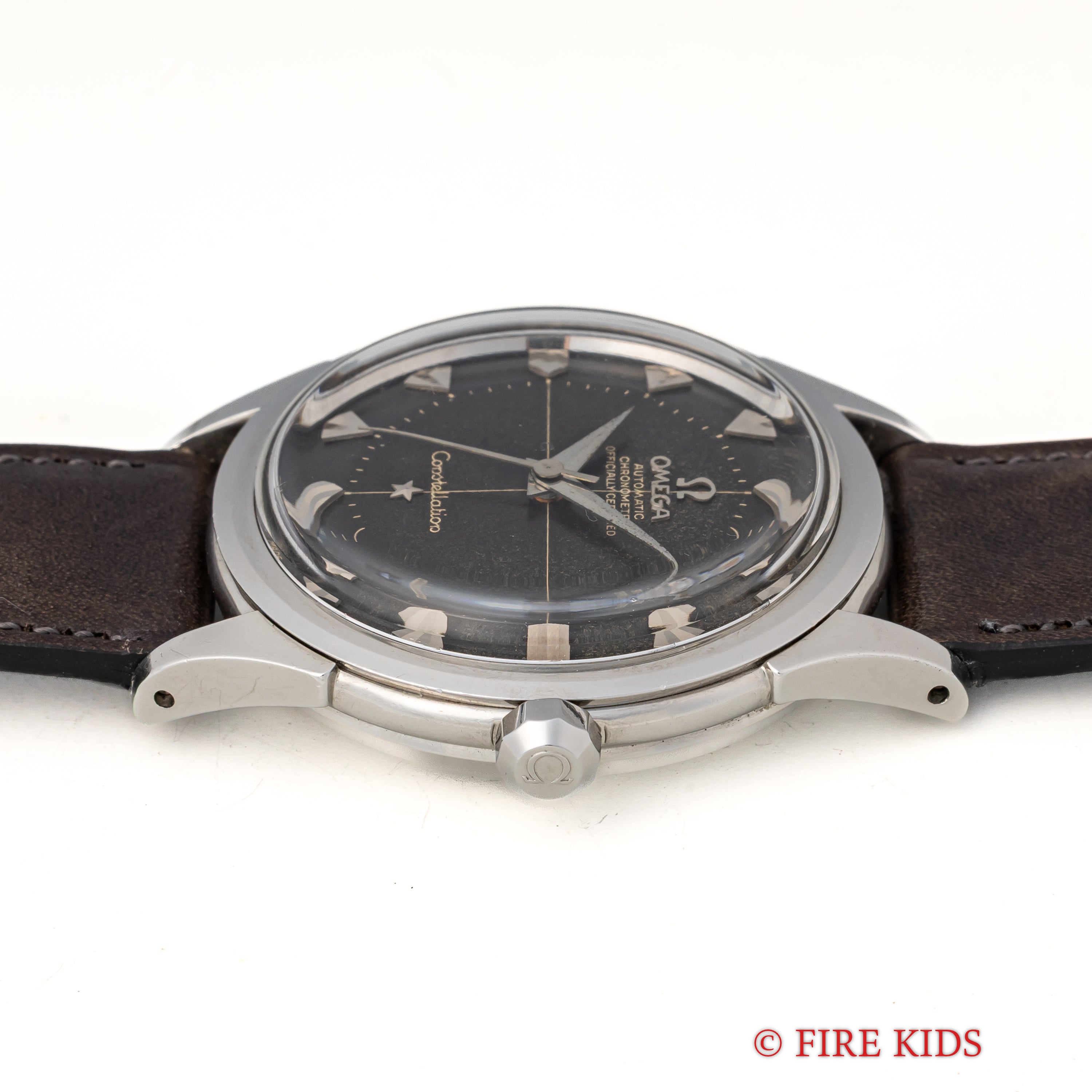 オメガ コンステレーション 12角 ブラックギルトダイヤル 1956年製 Ref.2852 11 SC ハートインデックス