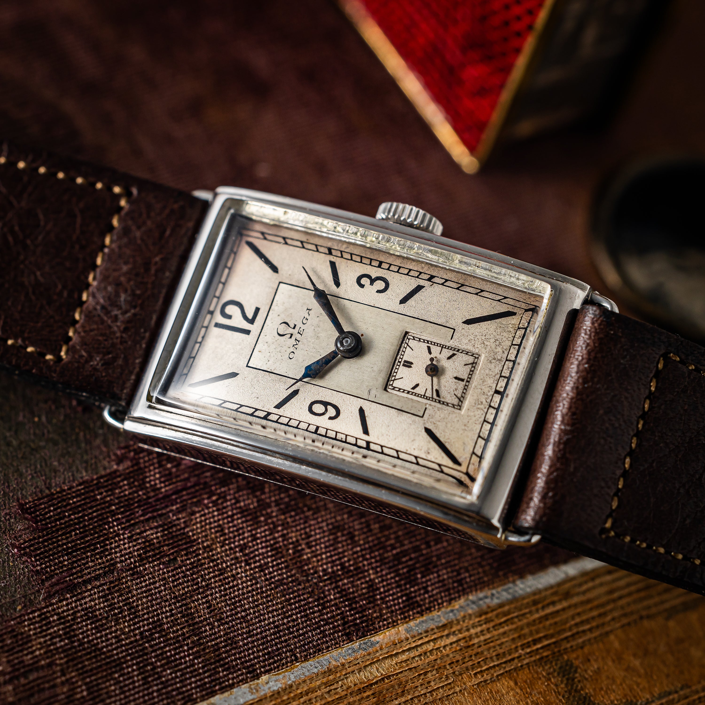 オメガ レクタンギュラー 1930年代製 手巻き Cal.20F スモールセコンド