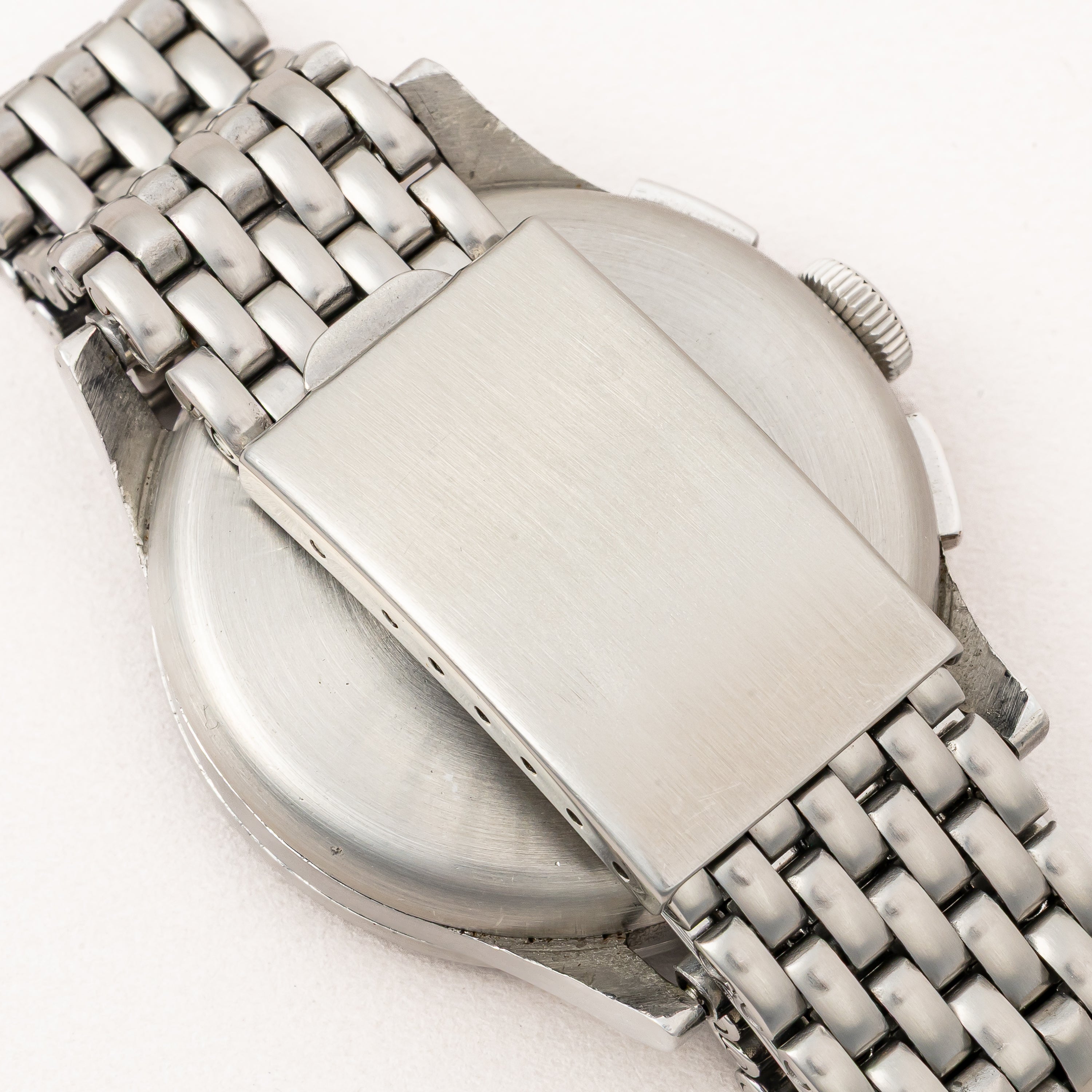 ジャガー カラトラバケース クロノグラフ 1940年代製 ユニバーサル Cal.285 手巻き オリジナルブラックダイヤル