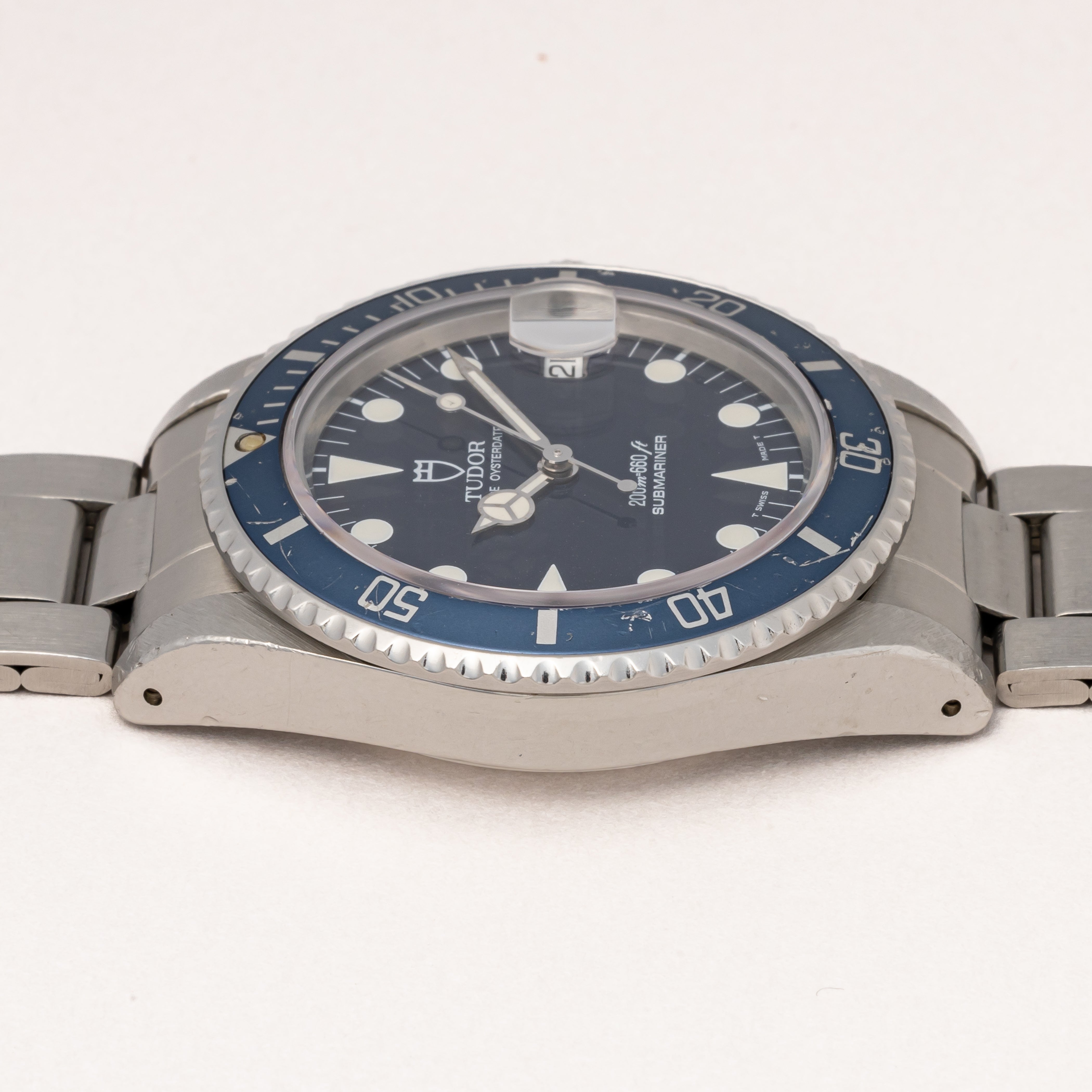 チューダー サブマリーナ 1995年製 ミッドサイズダイバー Ref.75090 ブルーダイヤル