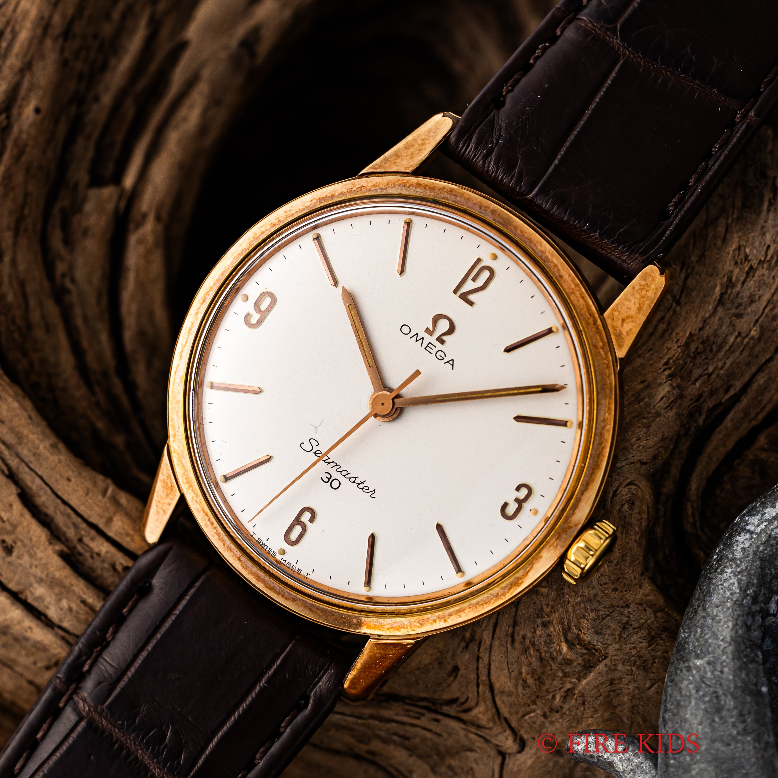 オメガ シーマスター30 1963年製 金張りケース Cal.286 手巻き Ref.135.007-63