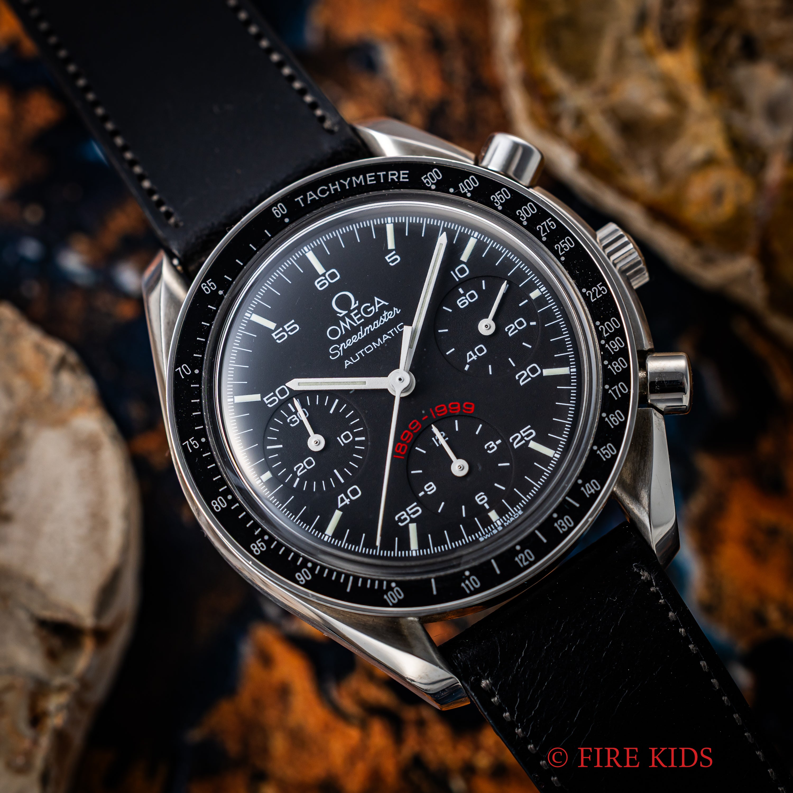 オメガ スピードマスター・ACミラン100th LIMITED SS 自動巻 オメガスピードマスター ACミラン 100周年 世界限定1999本 メンズ