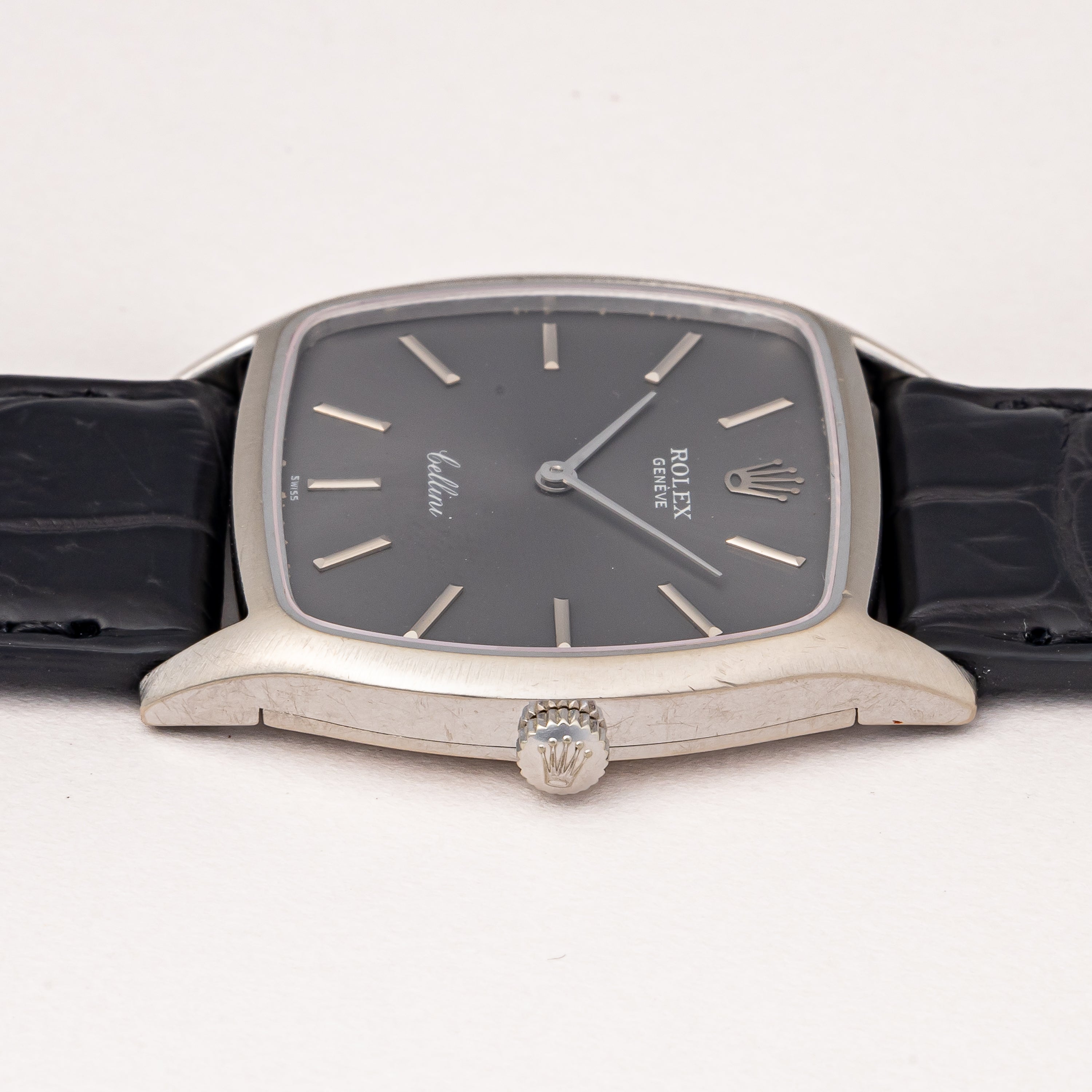 ロレックス チェリーニ 1968年製 Ref.3805 18金ホワイトゴールド 純正尾錠付き