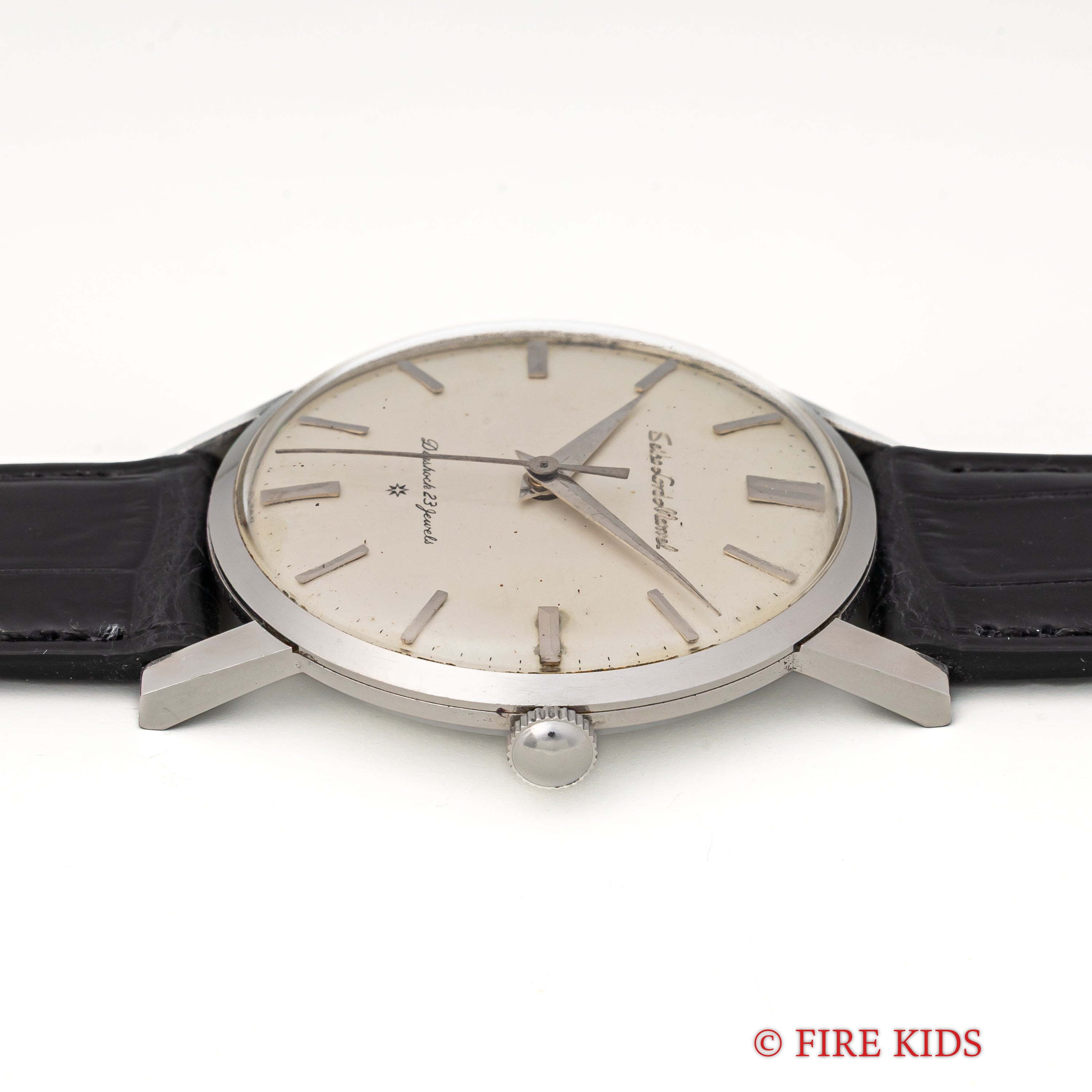 セイコー ロードマーベル SDダイヤル 彫文字ロゴ 手巻き 1960年製(昭和35年製) Ref.J14038LM SSケース