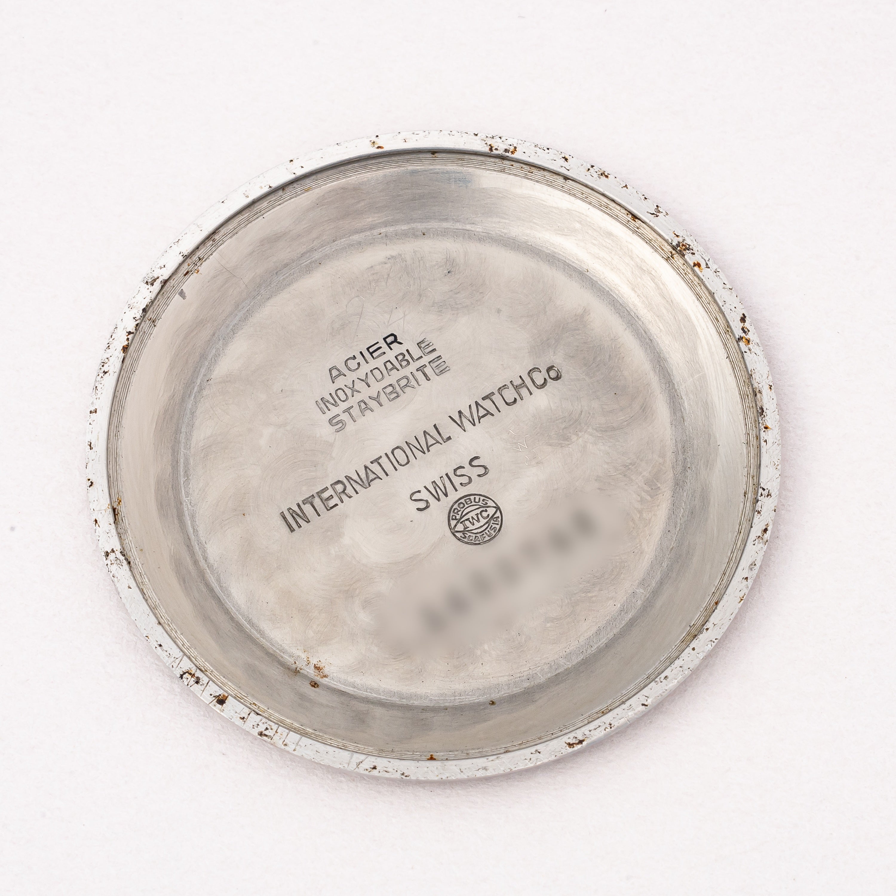 IWC ラウンドケース 1960年製 手巻き Cal.89