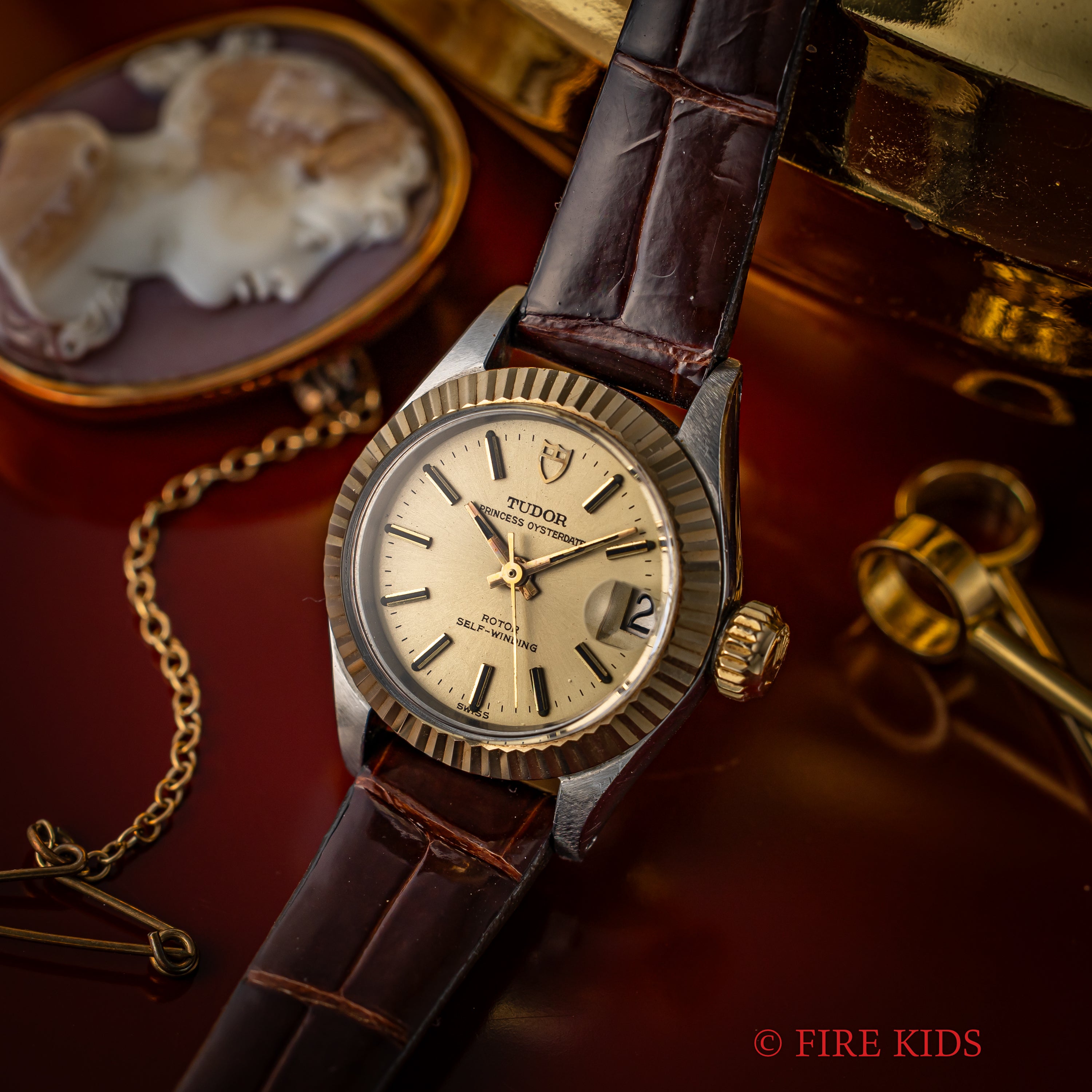 チューダー プリンセスオイスターデイト コンビ 1969年製 Ref.7592/3