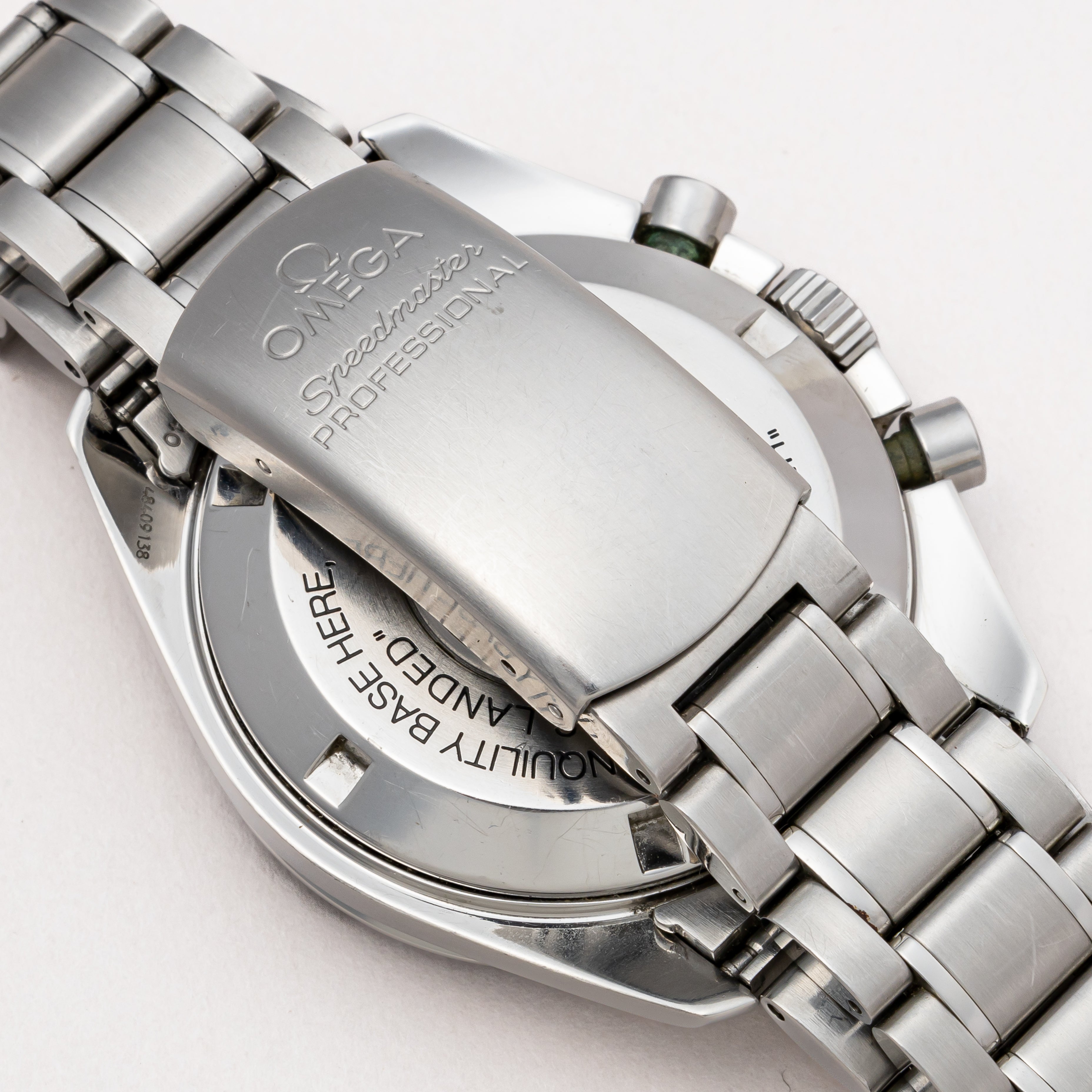 オメガ スピードマスター プロフェッショナル アポロ11号 30周年記念 1999年製 純正ブレス