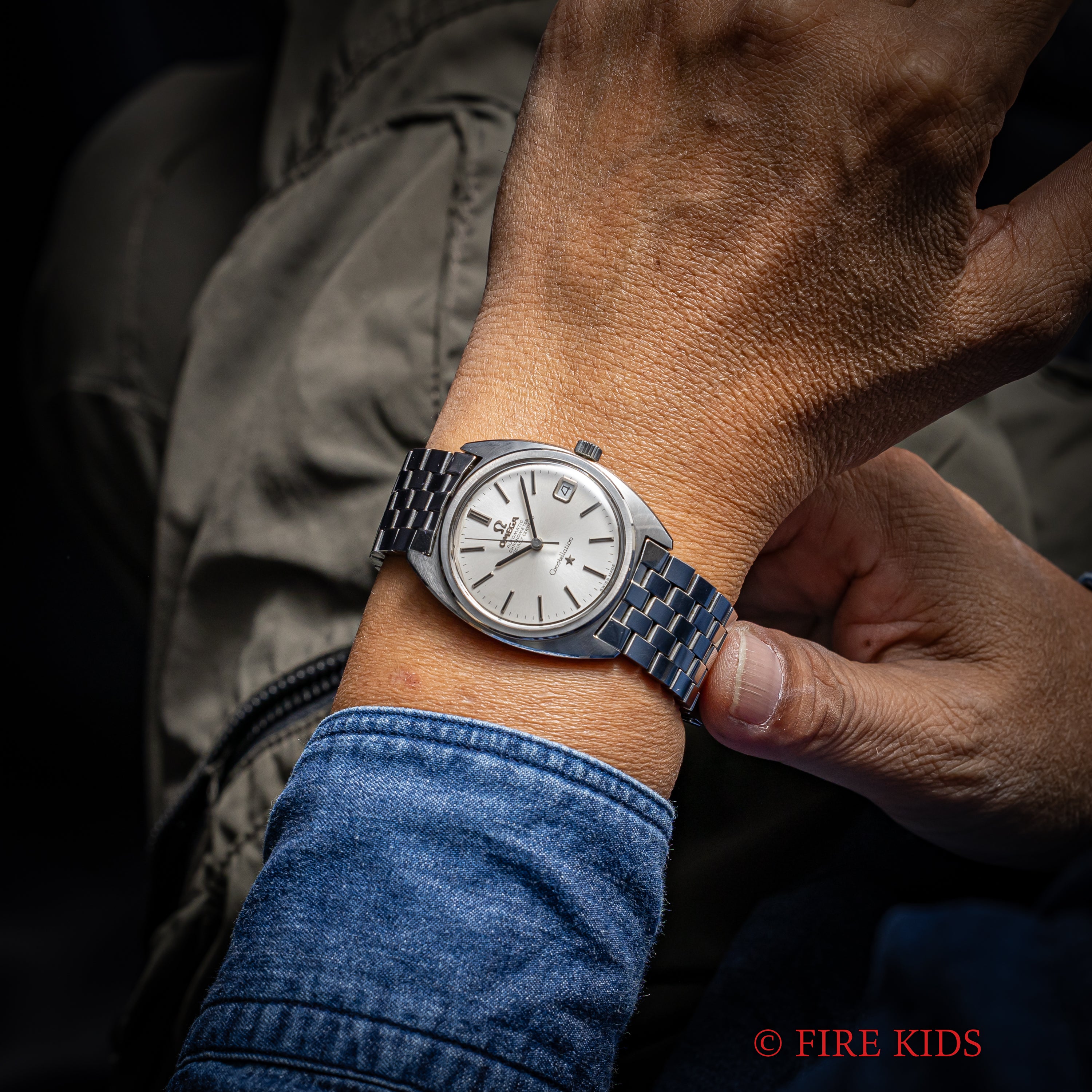 オメガ コンステレーション ジェンタデザイン前期型 1968年製 Ref.ST168.017 SP 純正ステンレスブレス