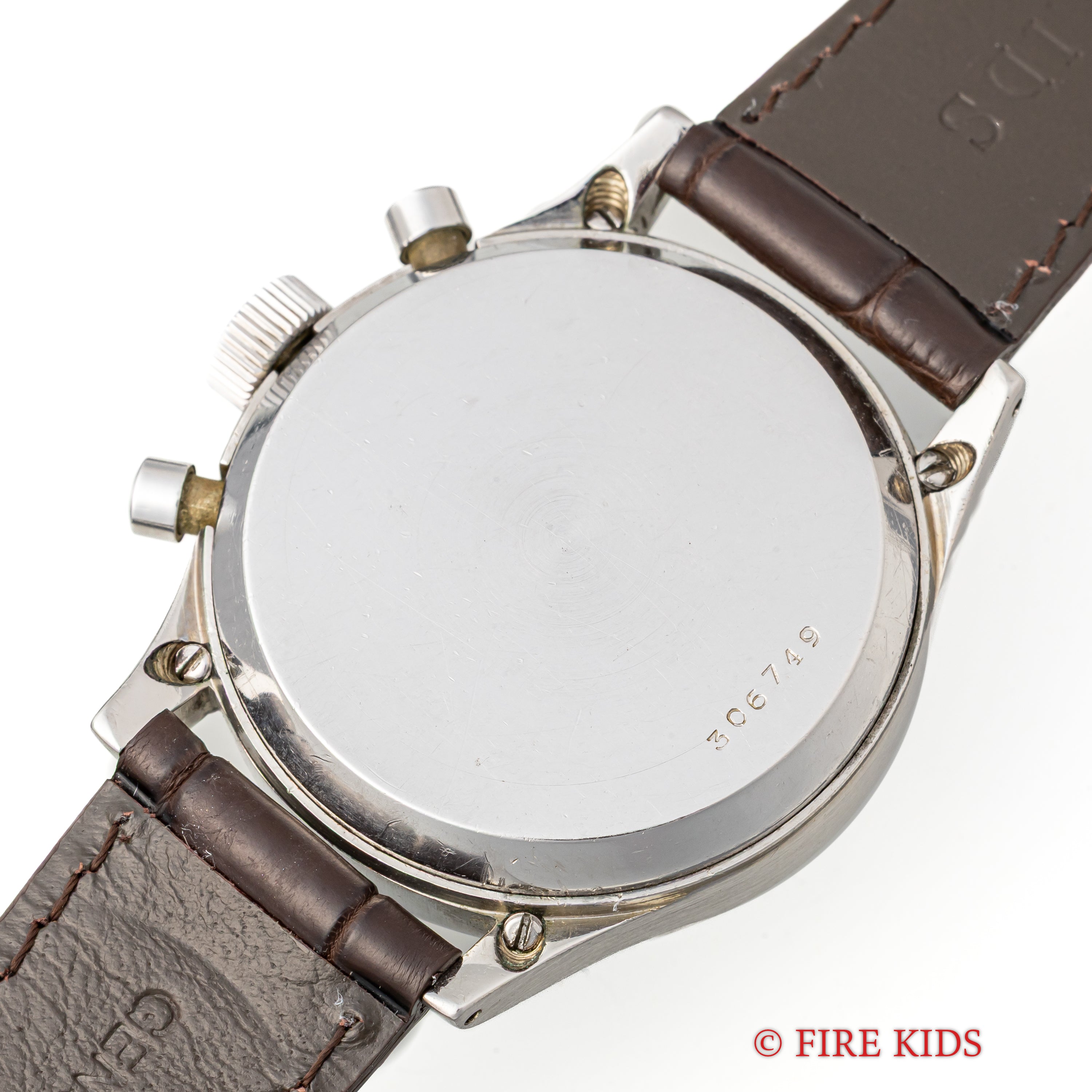 Daniel Watch Co. LANCER クロノグラフ ブラックミラー文字盤 1940年代製 スネイルタキメーター ランデロンムーブ