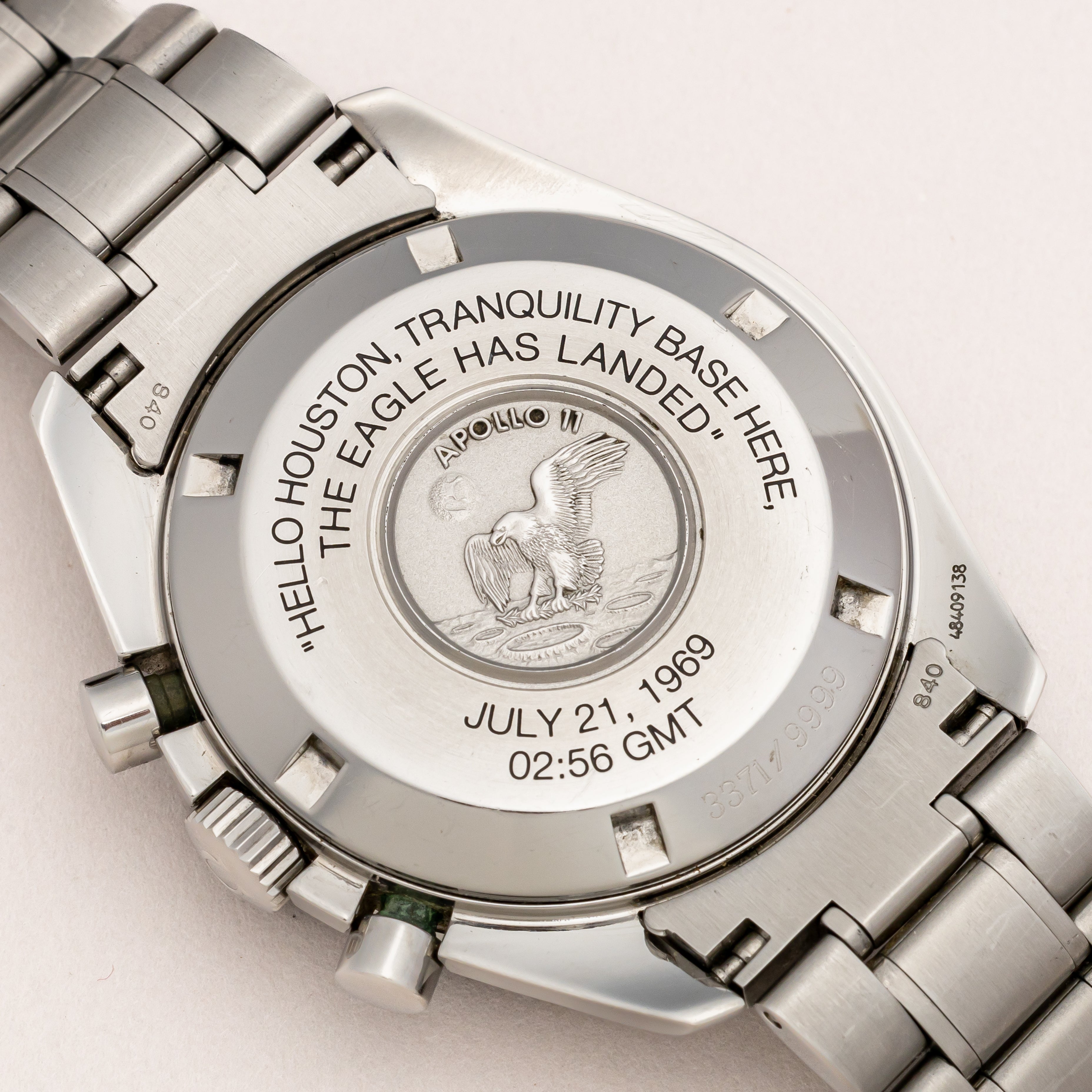 オメガ スピードマスター プロフェッショナル アポロ11号 30周年記念 1999年製 純正ブレス