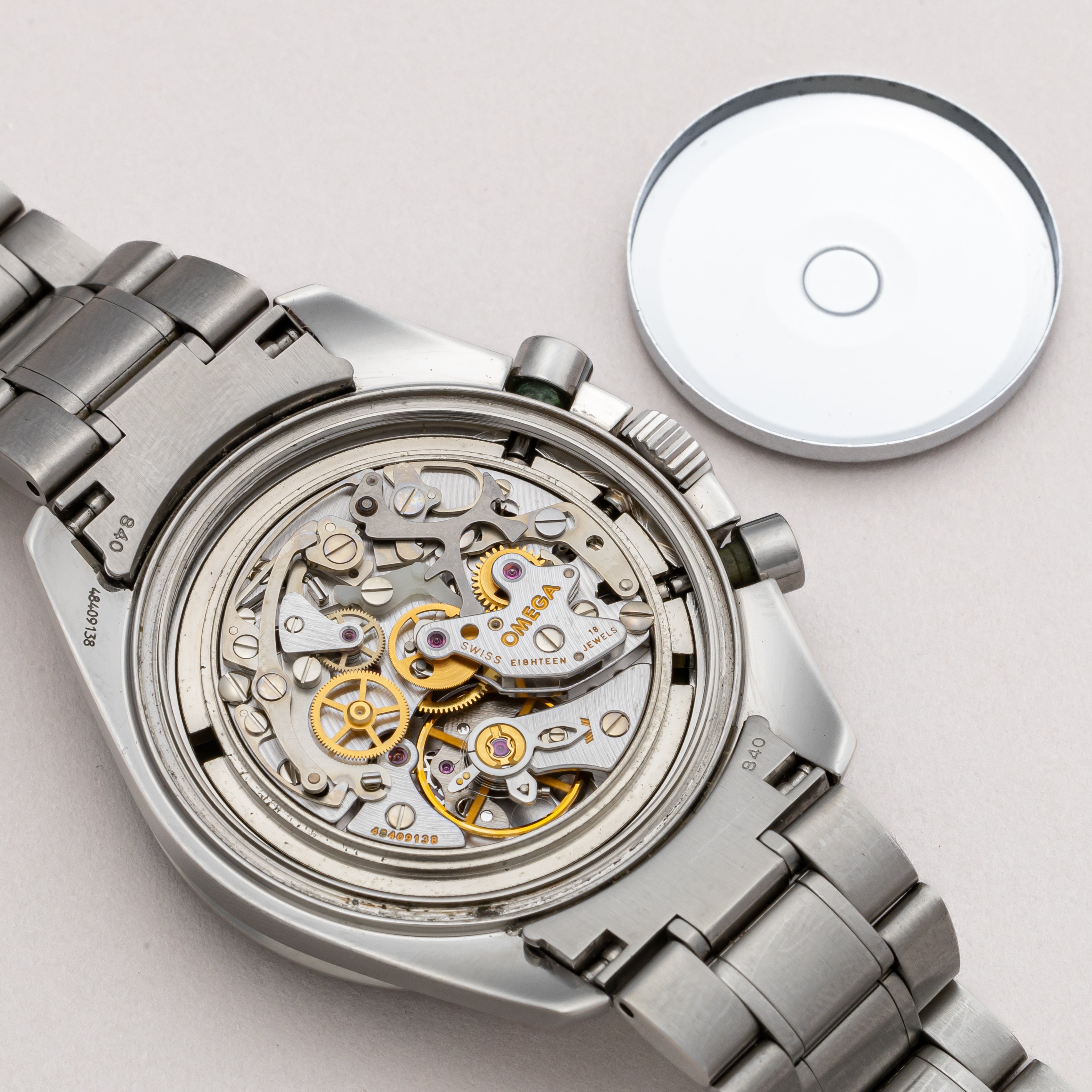 オメガ スピードマスター プロフェッショナル アポロ11号 30周年記念 1999年製 純正ブレス