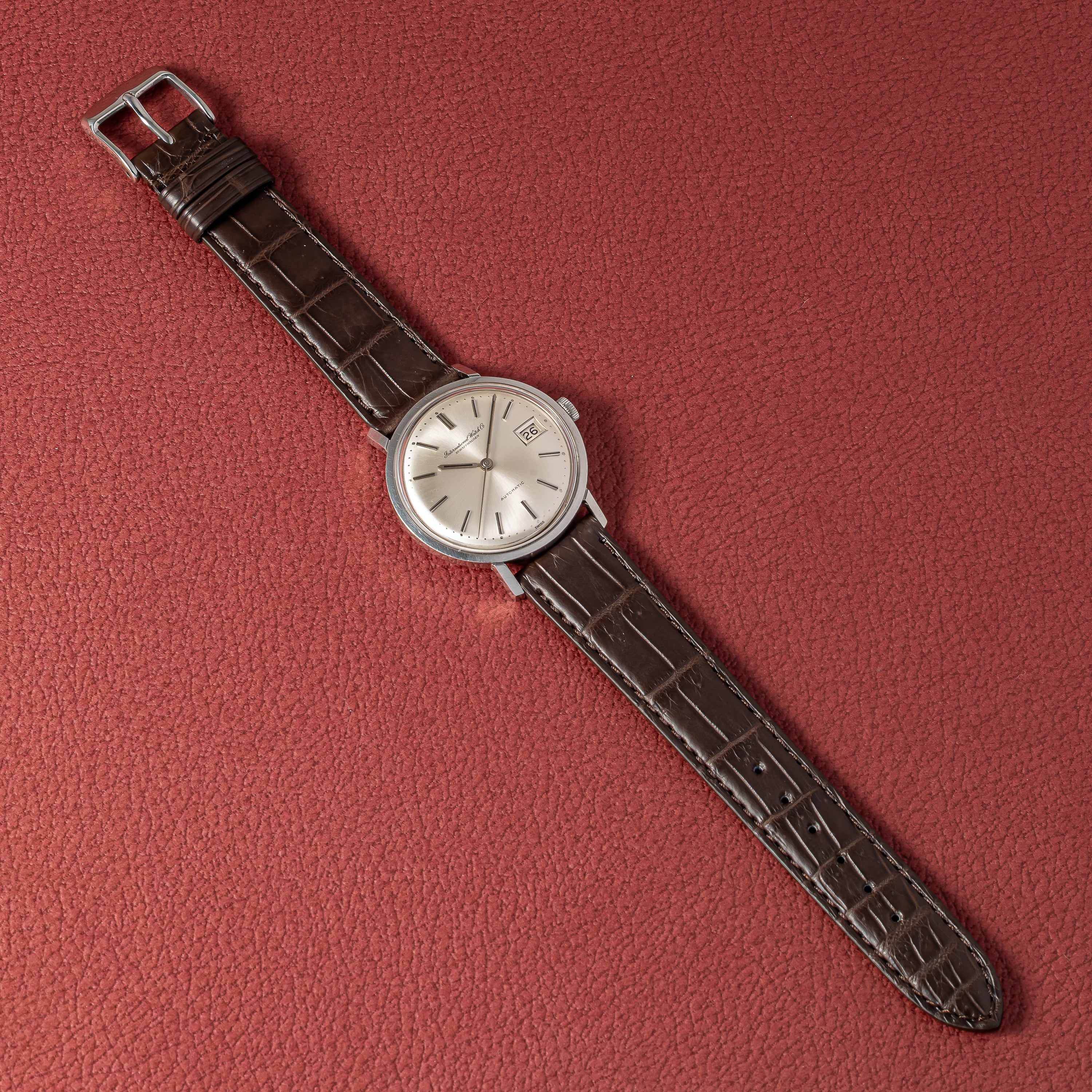 IWC ラウンドケース 1966年製 ペラトン式自動巻き Cal.8541 Ref.808A ボンベダイヤル