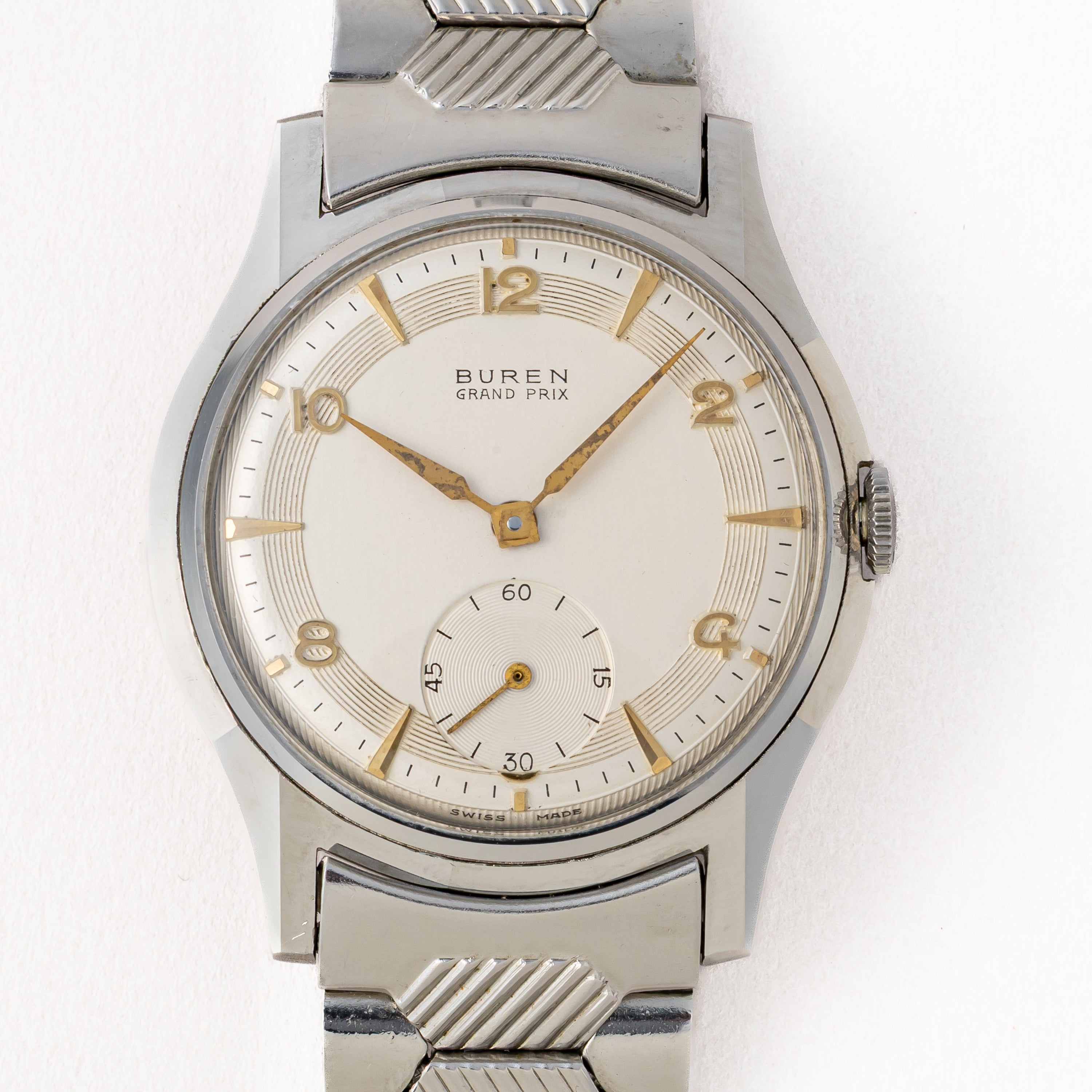 ビューレン グランプリ 手巻き 1950年代前半 Cal.381 スモセコ 未使用品