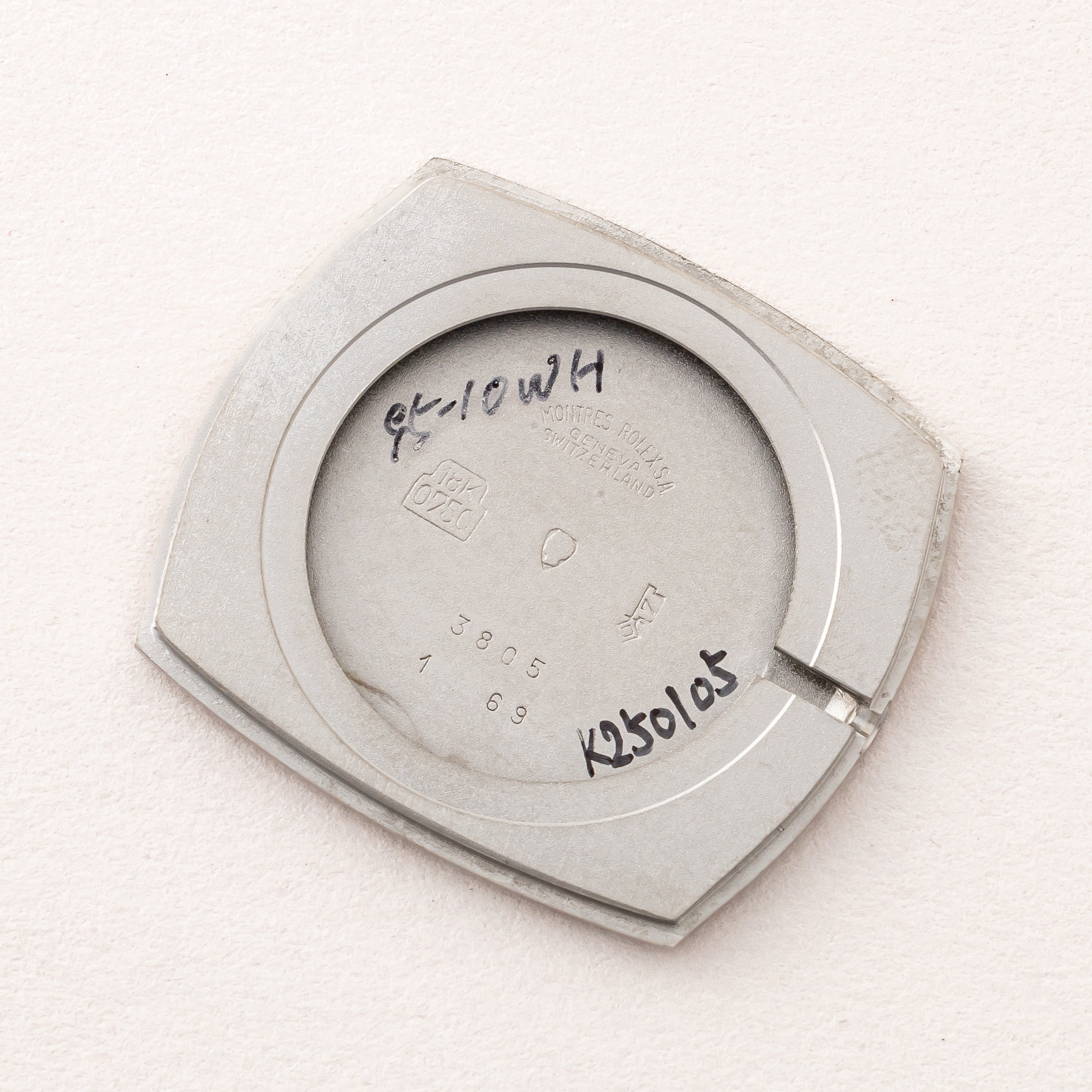 ロレックス チェリーニ 1968年製 Ref.3805 18金ホワイトゴールド 純正尾錠付き